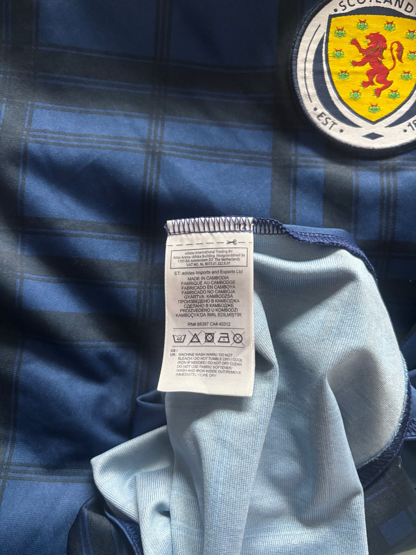 Scotland Home Shirt 2016 (XL)