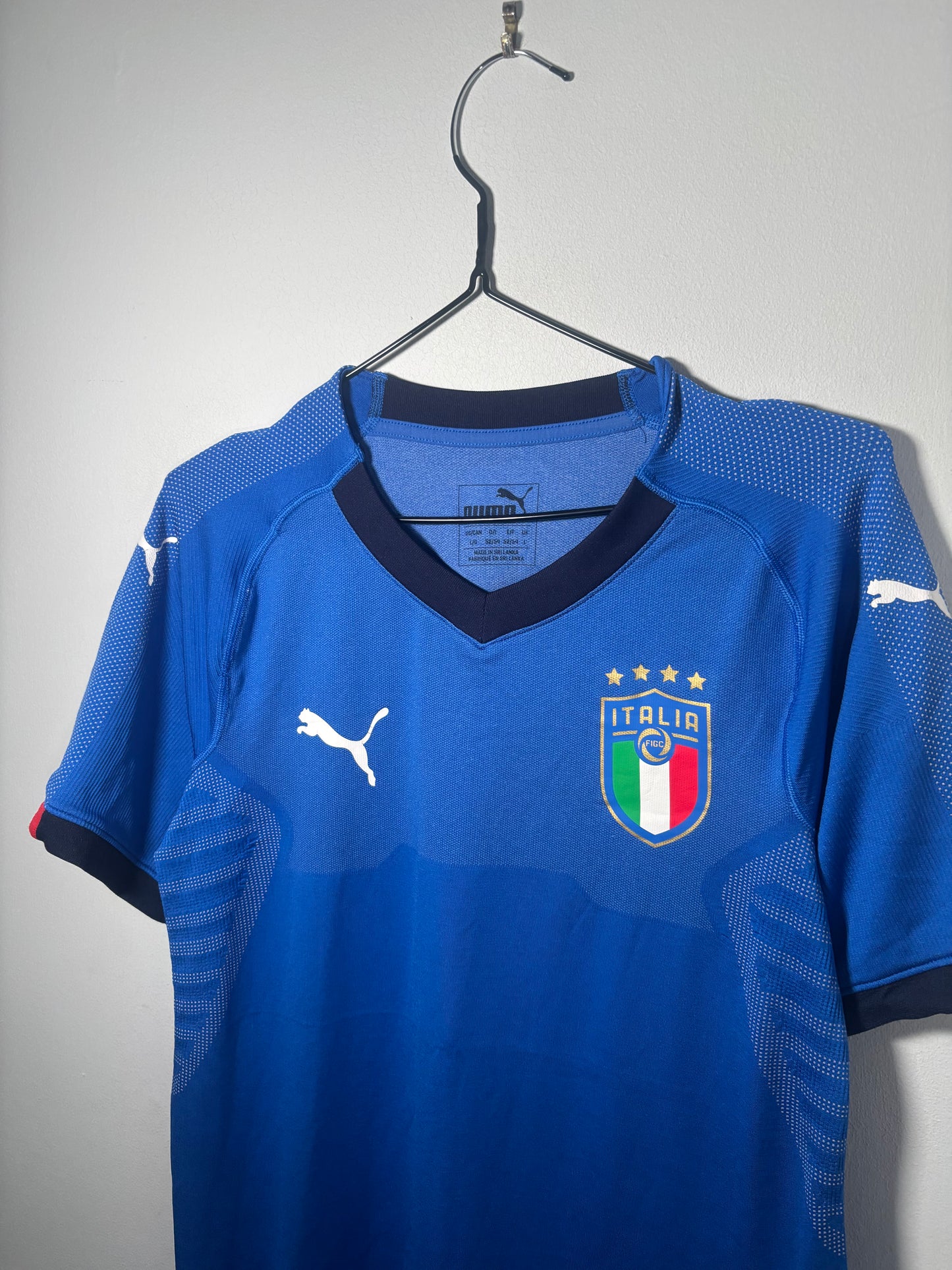 Italy Home Shirt 2018 Player Fit (L)