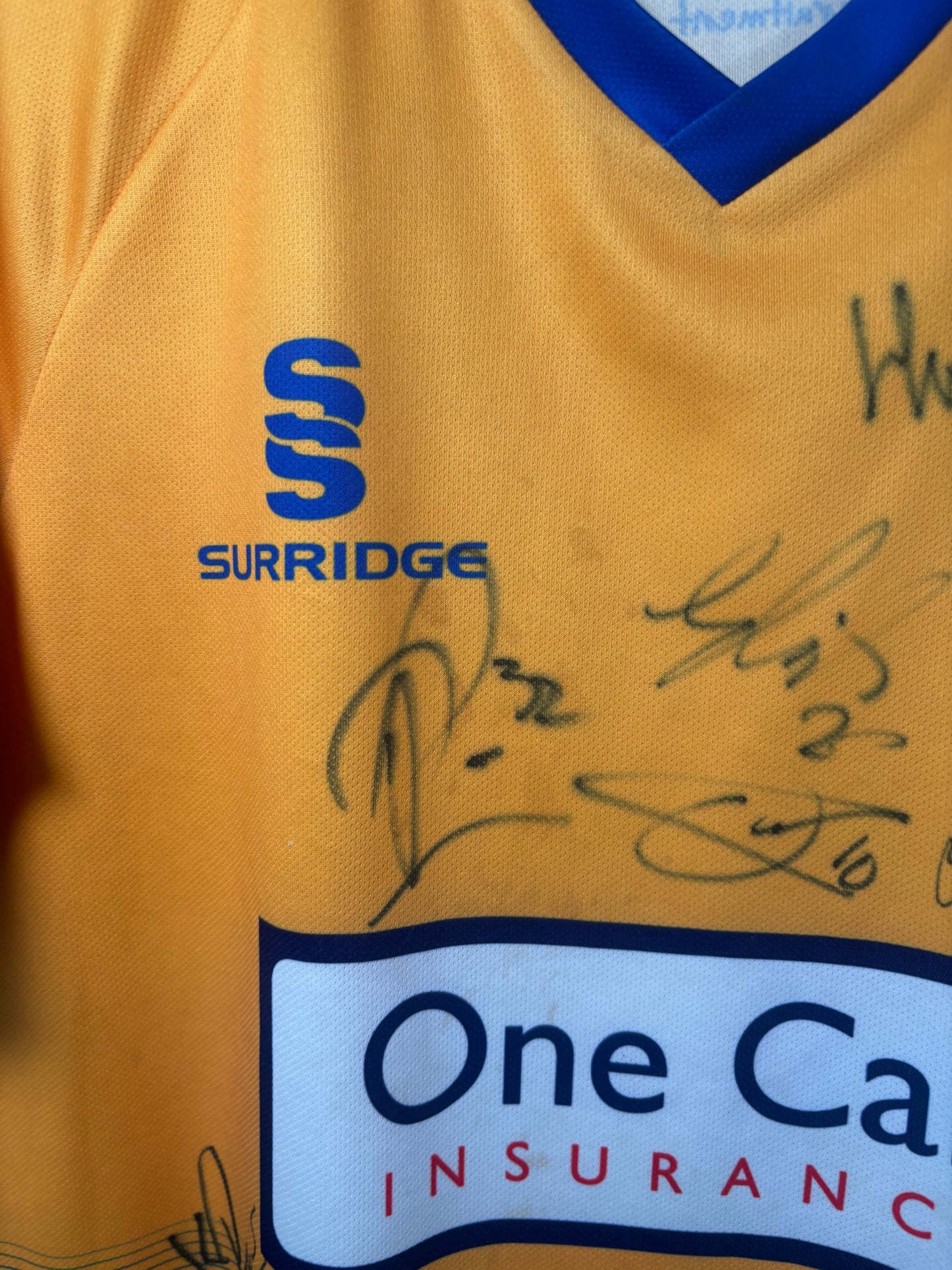 Mansfield Town Signed Home Shirt 2018/19 (M)