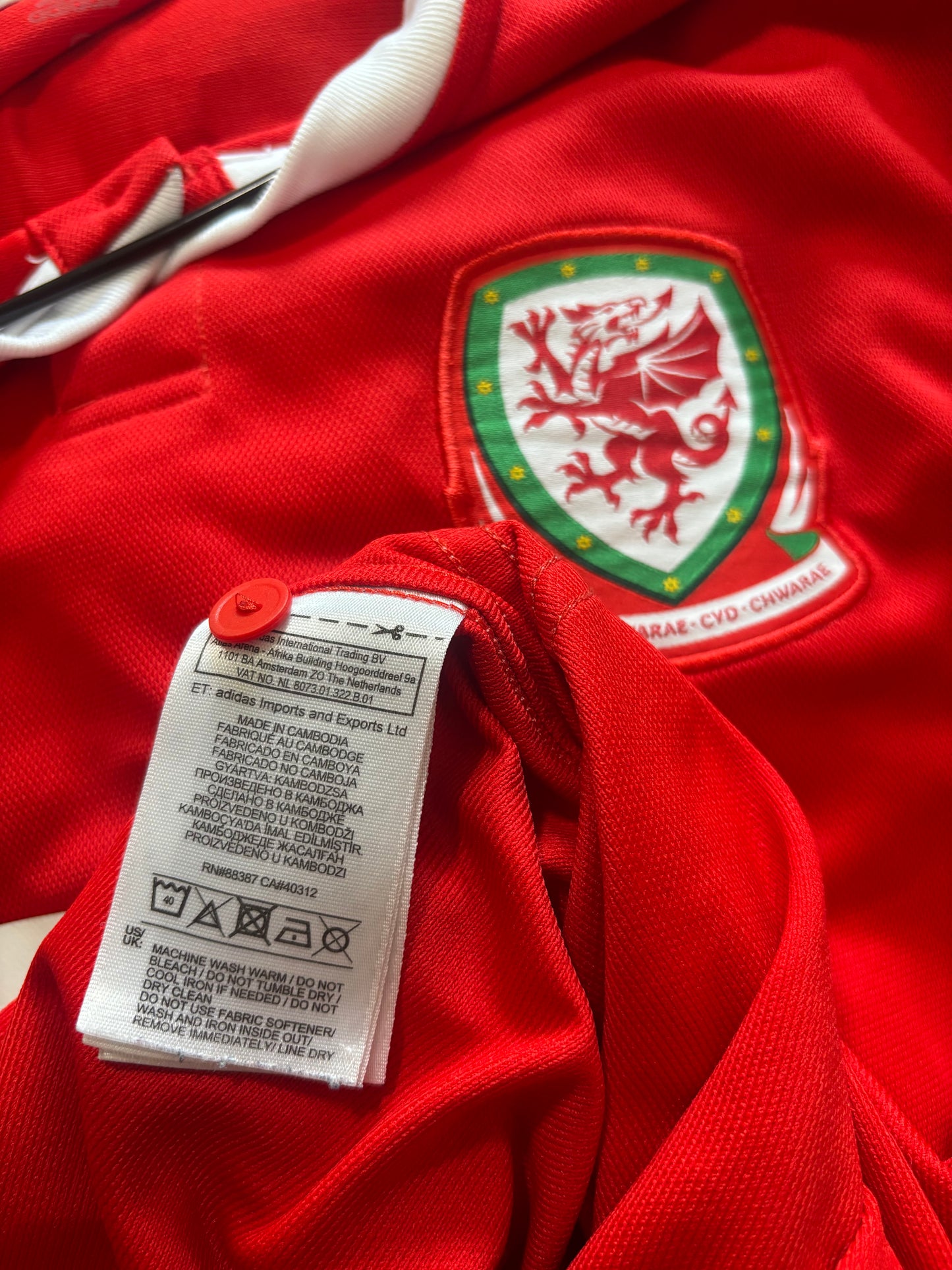 Wales Home Shirt 2018 Aaron Ramsay (S)