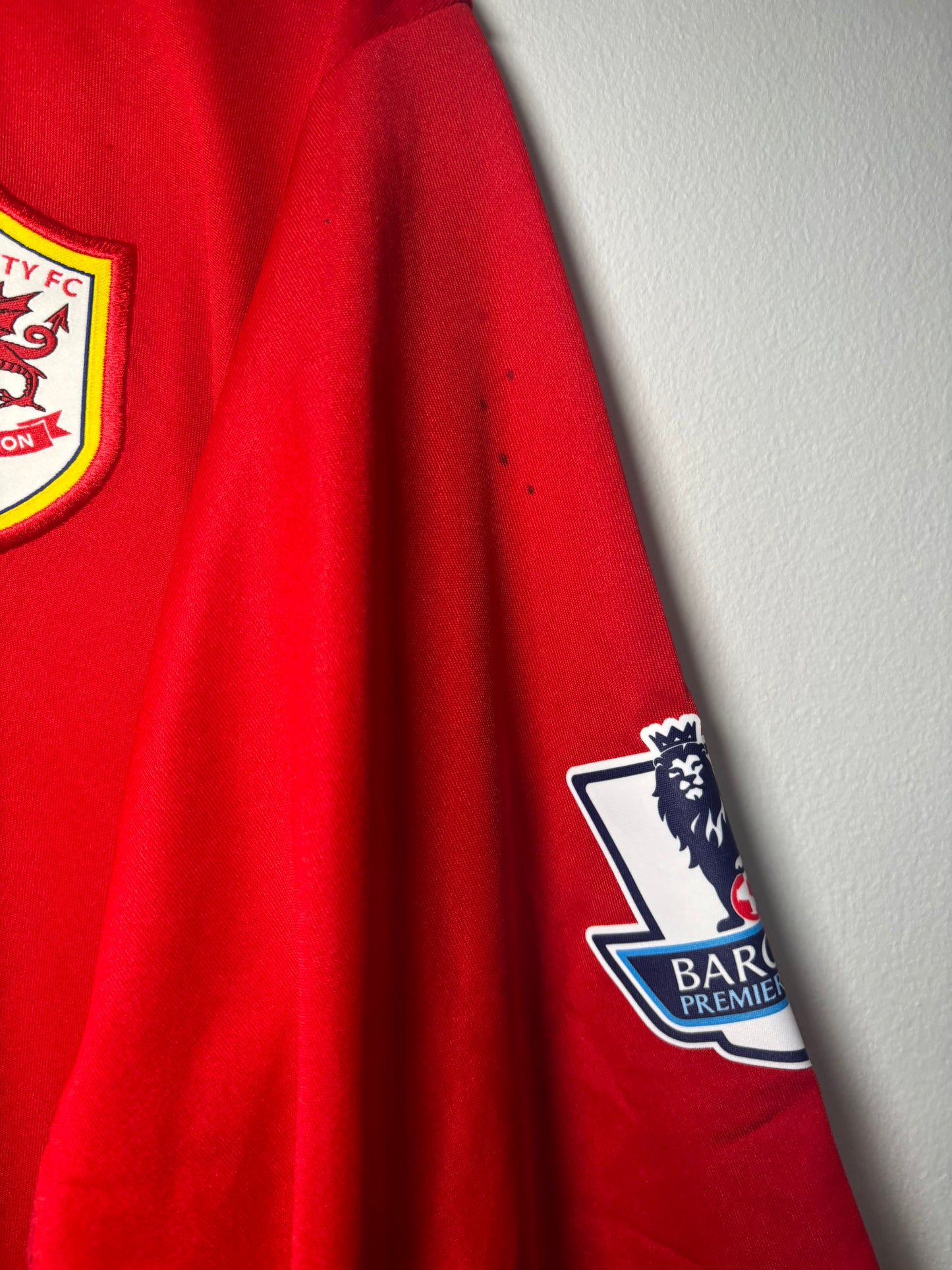 Cardiff City Signed Home Shirt 2013/14 Craig Bellamy (XL)