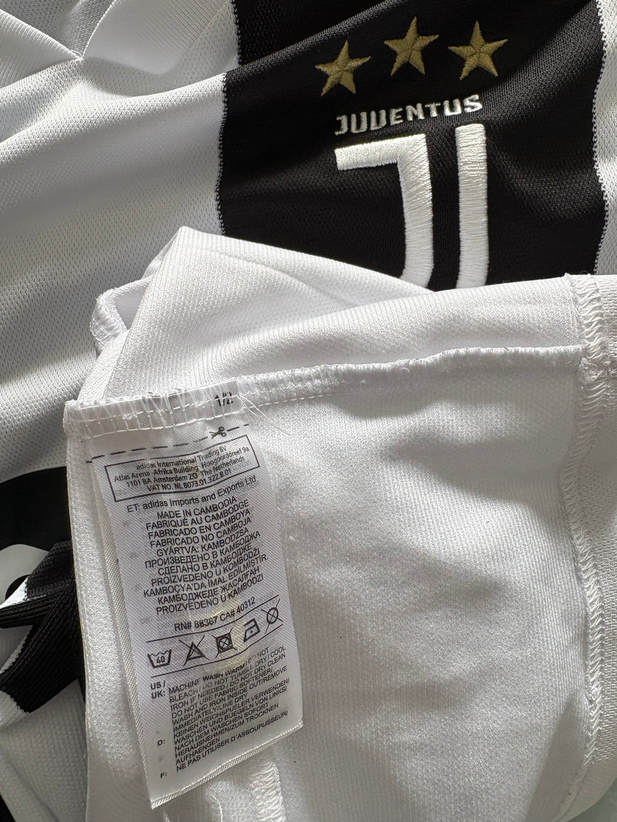 Juventus home shirt 2018/19 Ronaldo (XLK)