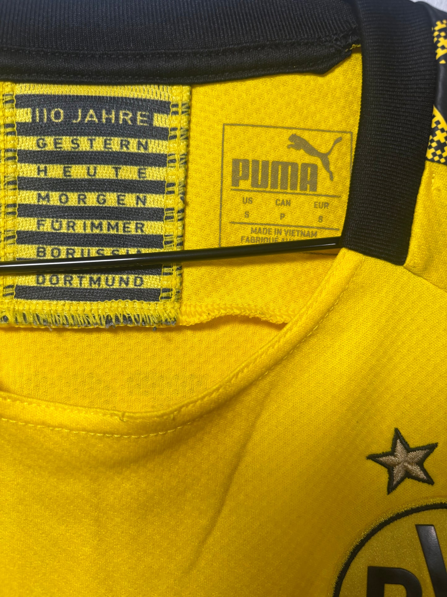 Borussia Dortmund Home Shirt 2019/20 Jaden Sancho (S)
