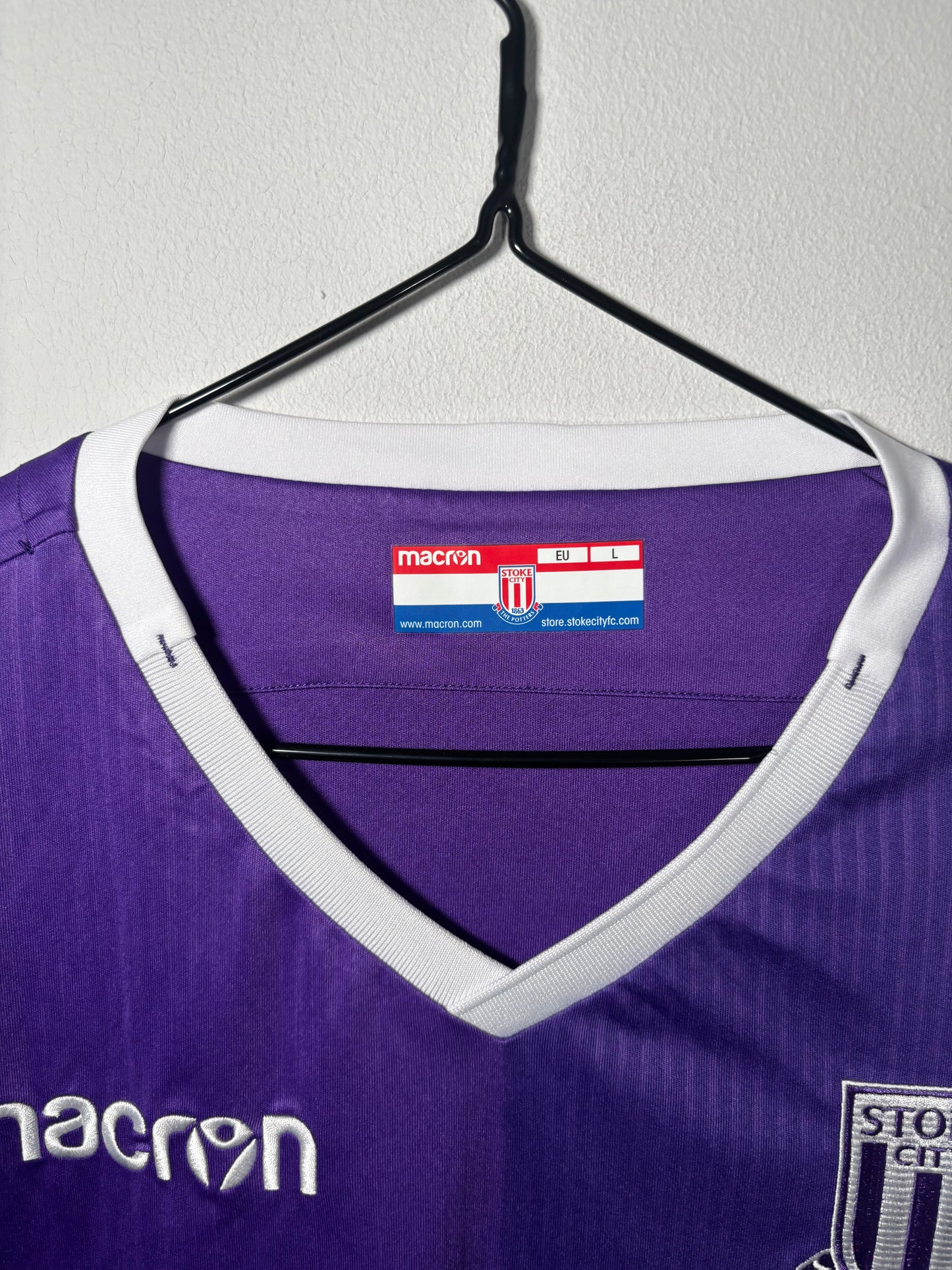 Stoke City Away Shirt 2018/19 L/S (L)