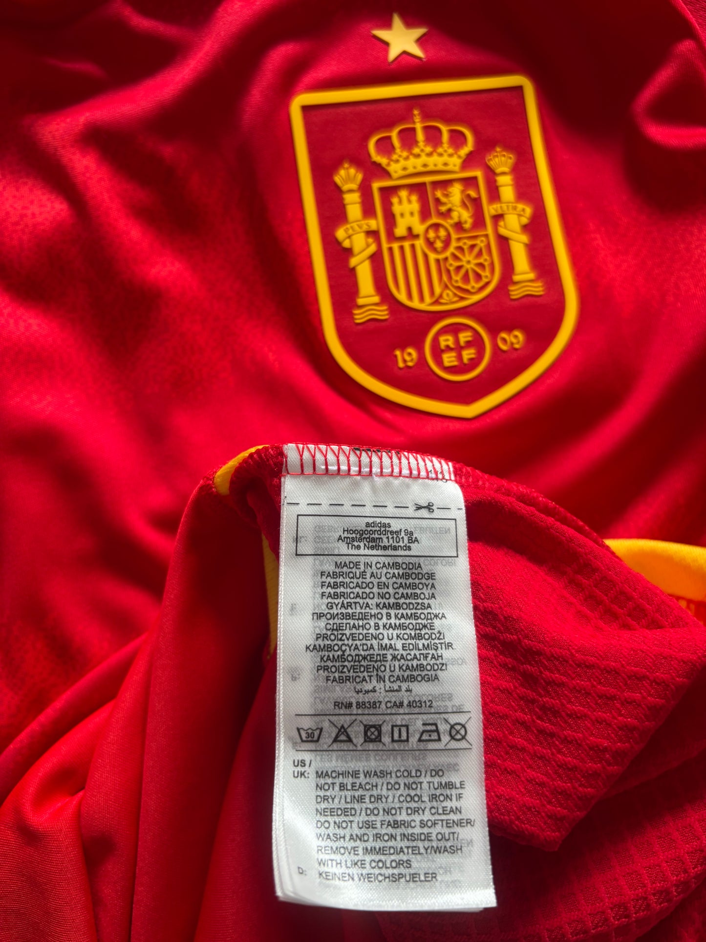 Spain Away Shirt 2024 (S)