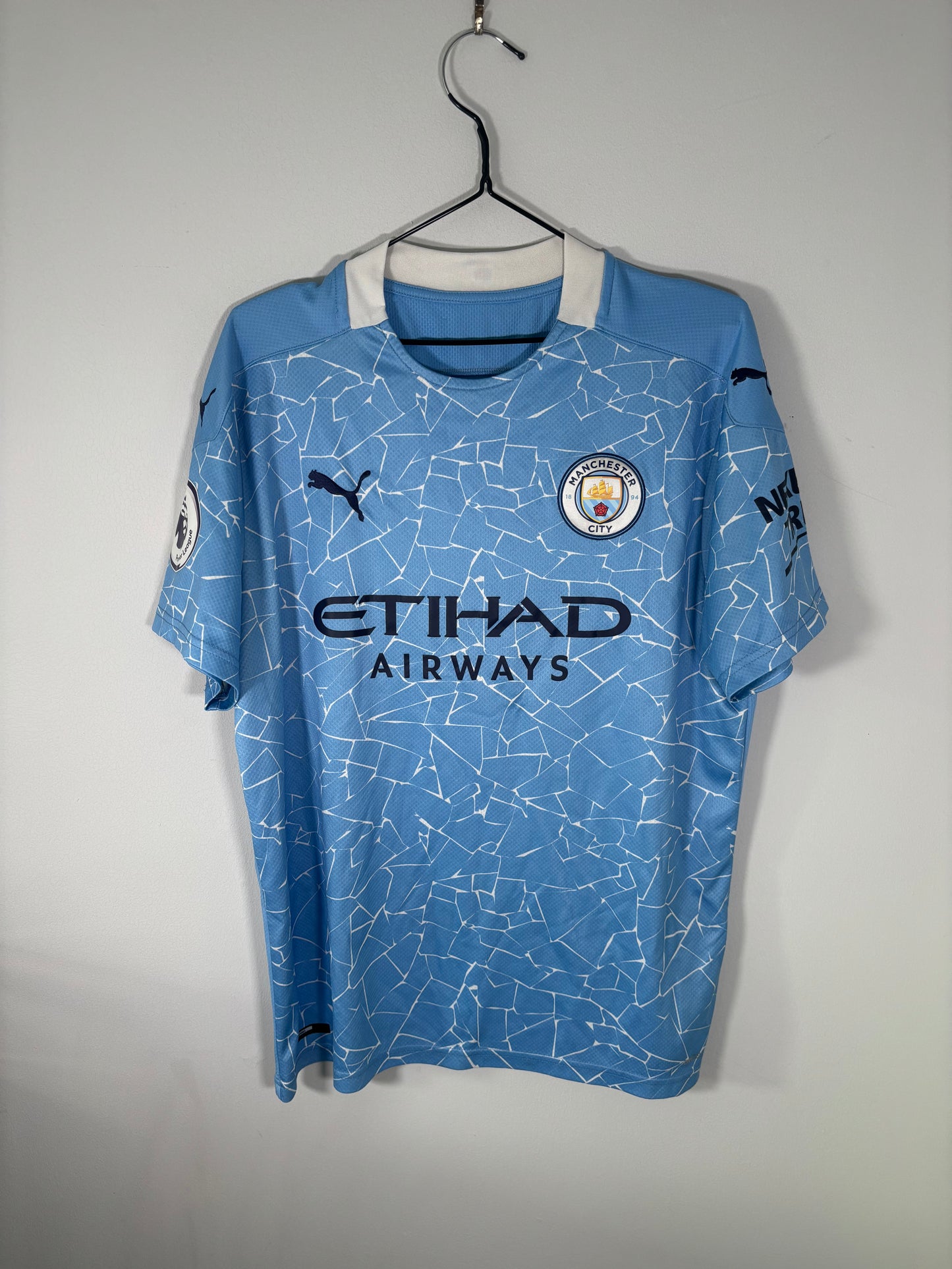 Manchester City Home Shirt 2020/21 Phil Foden (L)