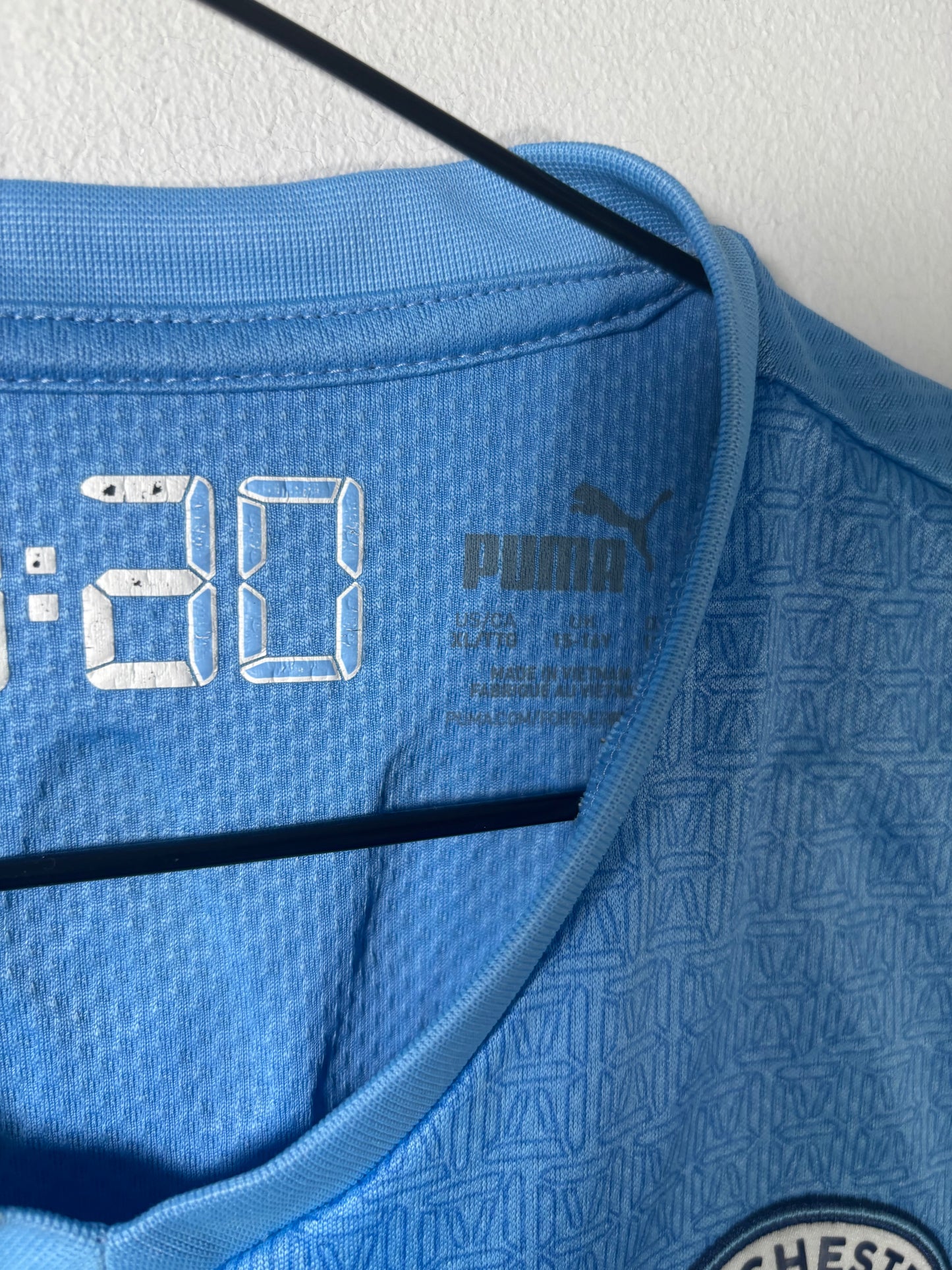 Manchester City Home Shirt 2021/22 Jack Grealish (XLB)