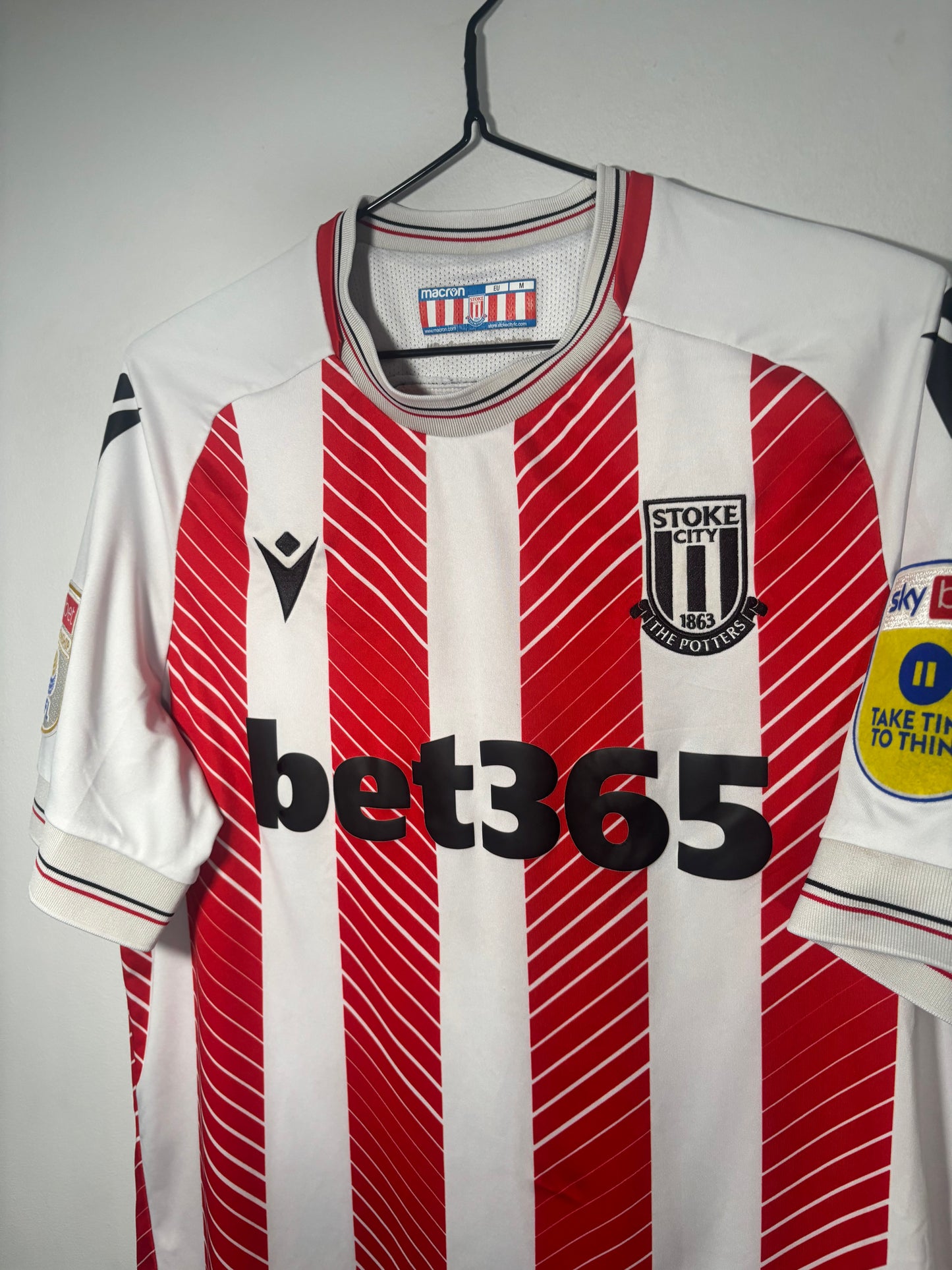 Stoke City Home Shirt 2022/23 Jacob Brown (M)