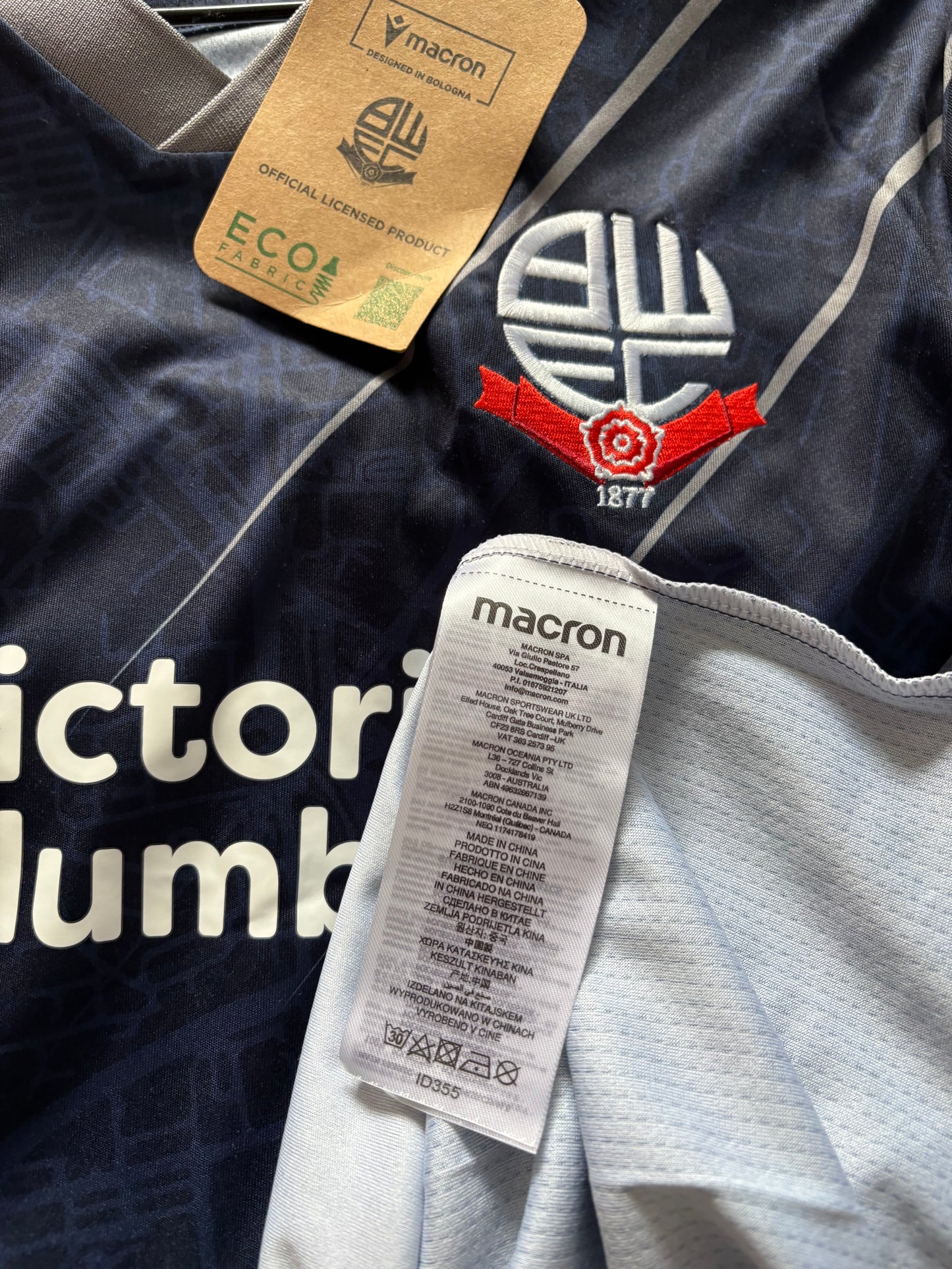 Bolton Wanderers Away Shirt 2025/26 BNWT (M)