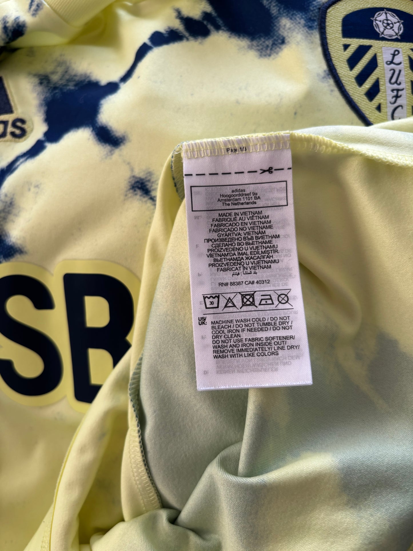 Leeds United Away Shirt 2022/23 Aaronson (S)