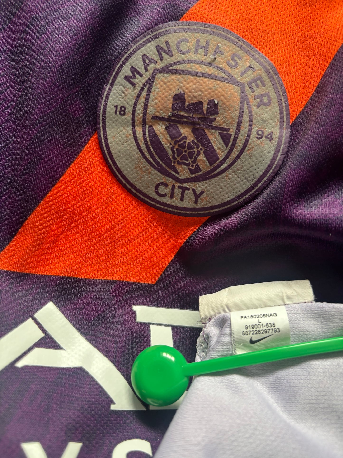 Manchester City Third Shirt 2018/19 (L)