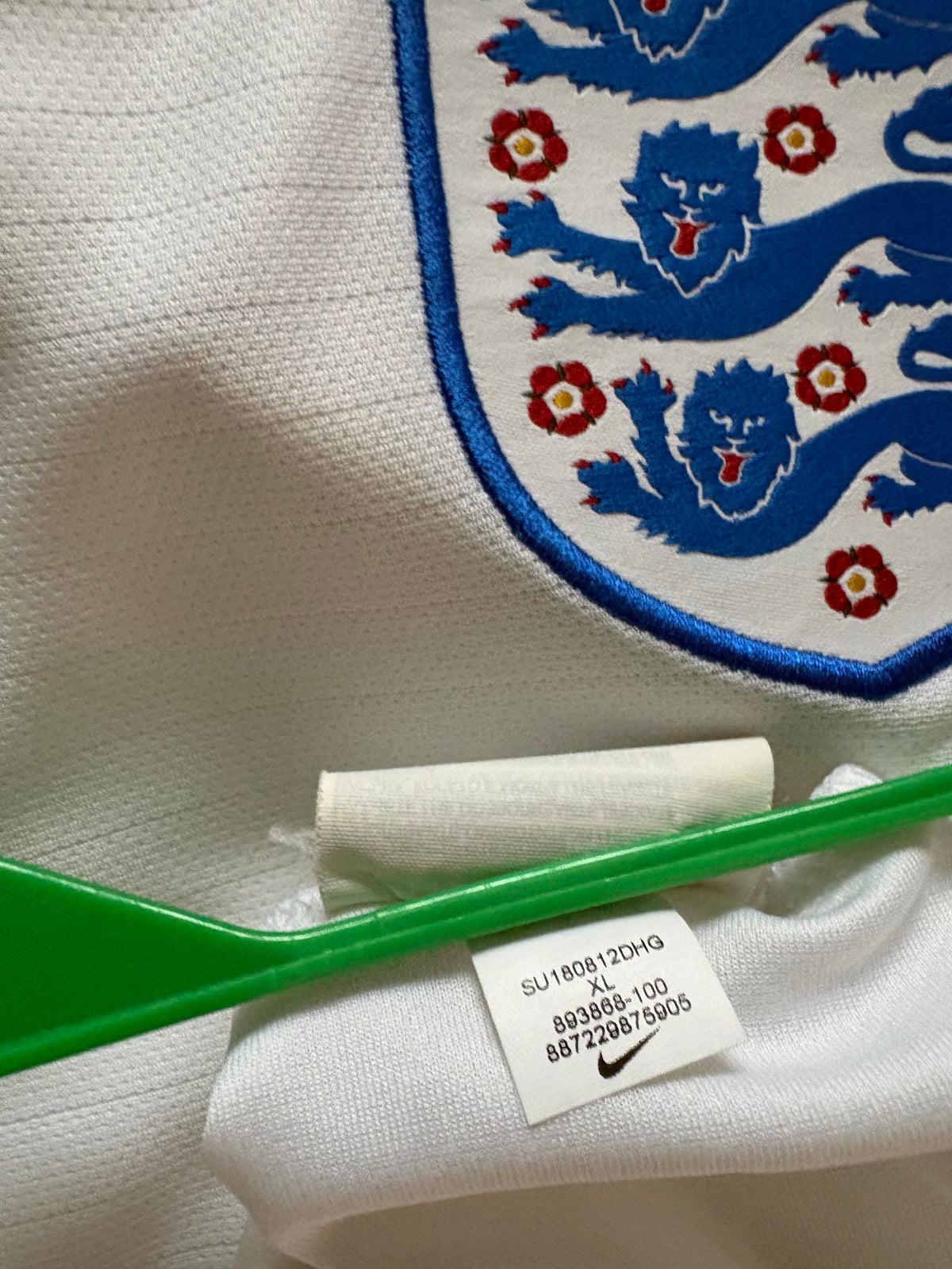 England Authentic Home Shirt 2018 (XL)