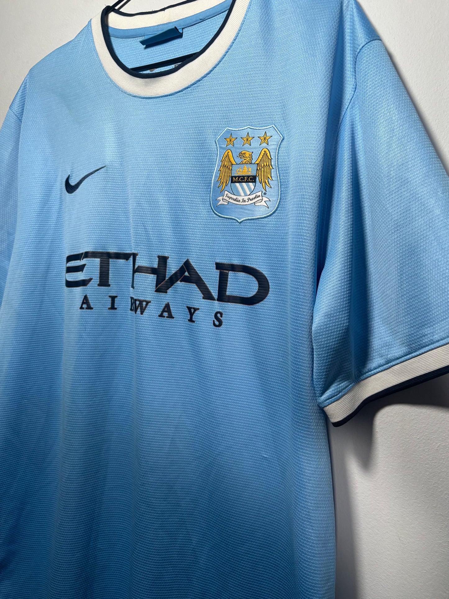 Manchester City Home Shirt 2013/14 Jesus Navas (XL)