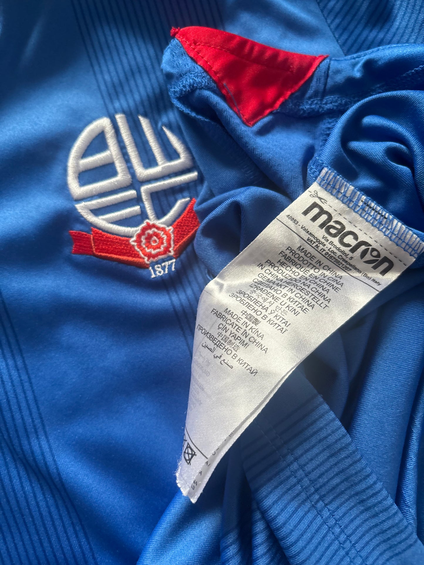 Bolton Wanderers Third Shirt 2018/19 Hobbs (XLB)
