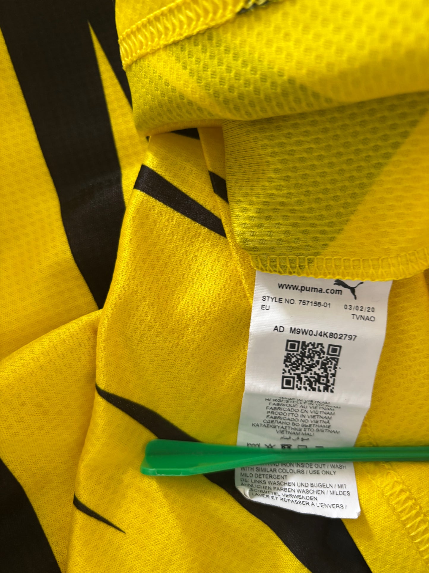 Borussia Dortmund Home Shirt 2020/21 Reyna (XL)