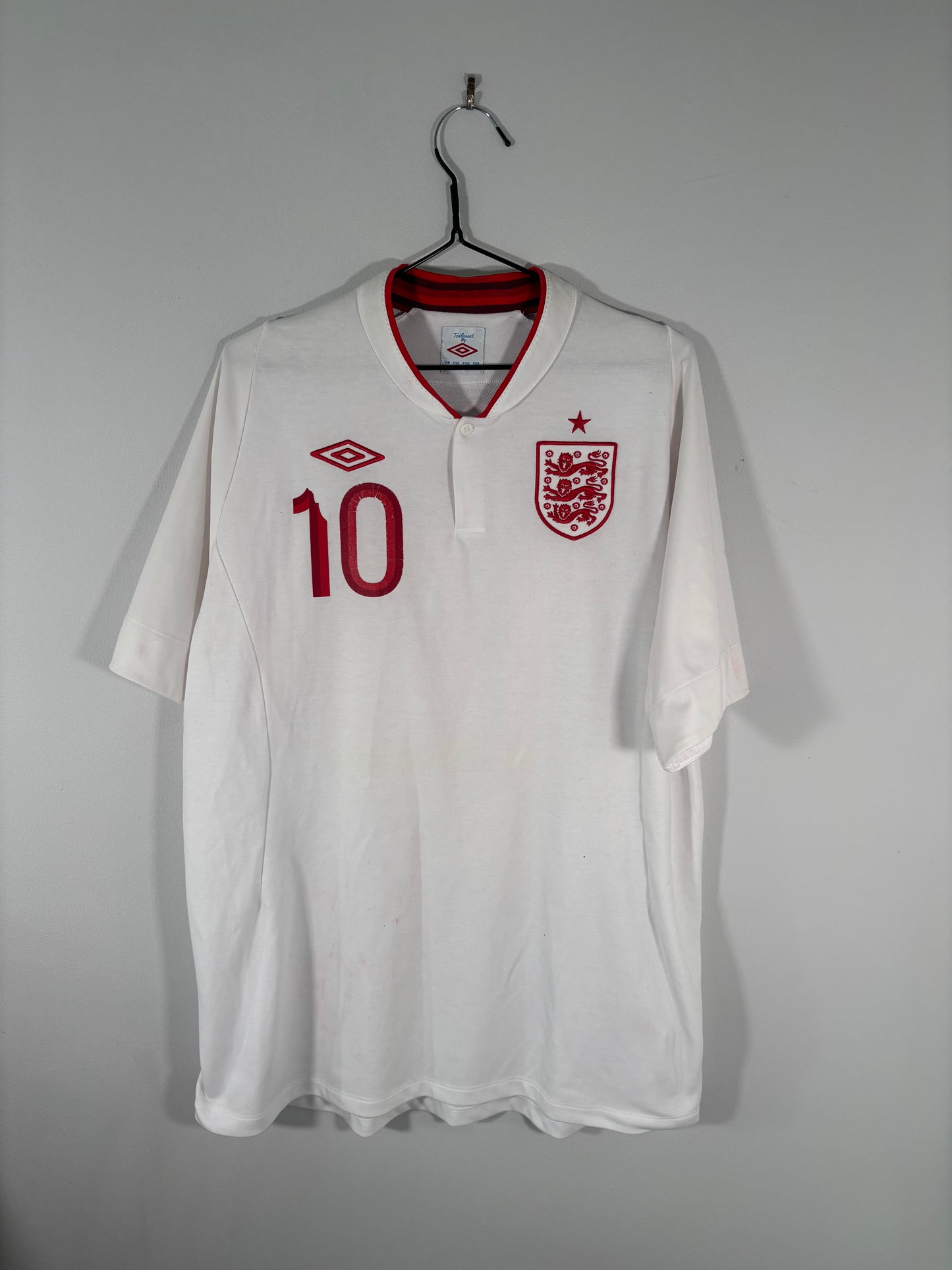 England 2012 Home Shirt Wayne Rooney (XL)