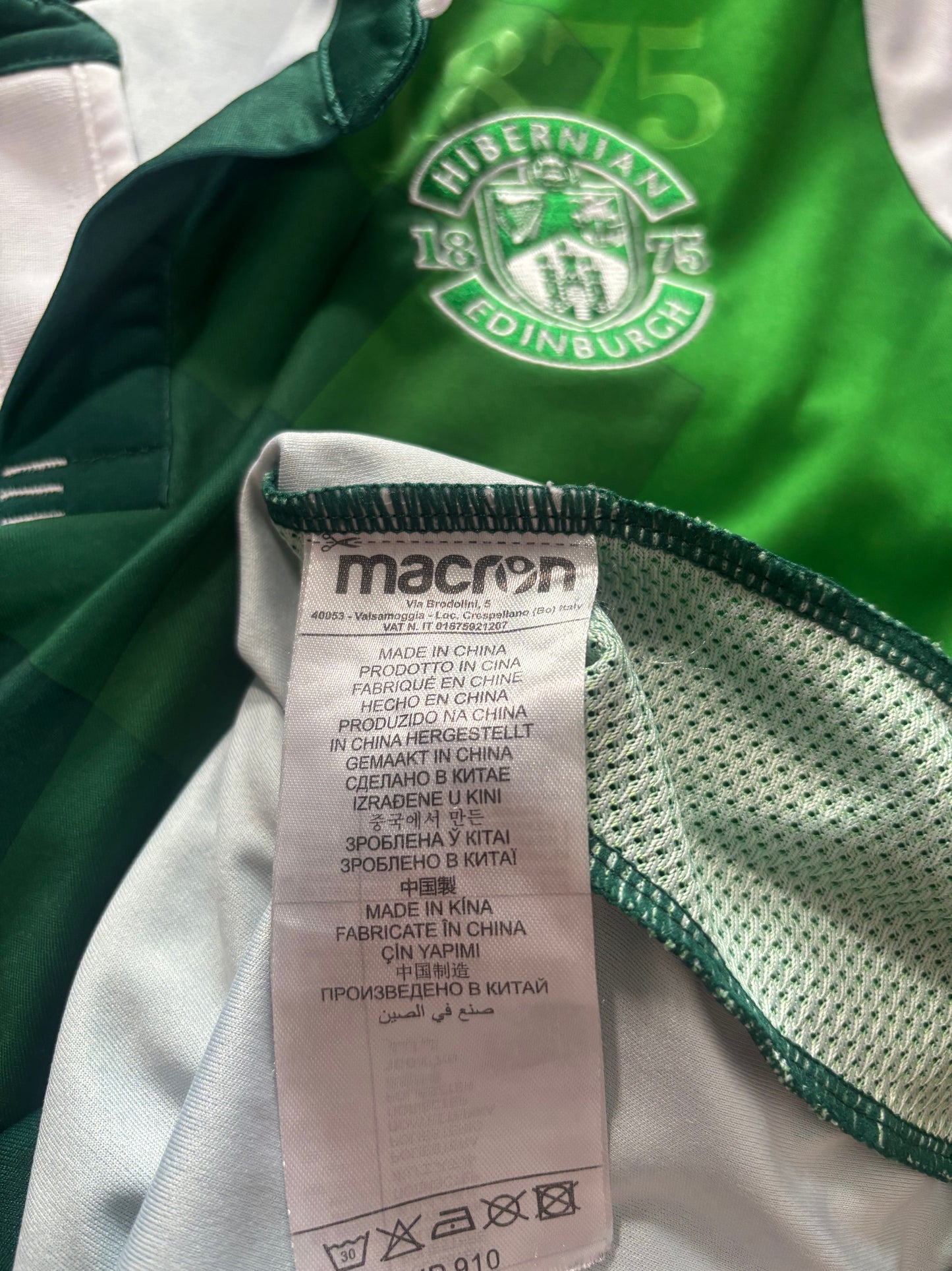 Hibernian Home Shirt 2018/19 (XLB)