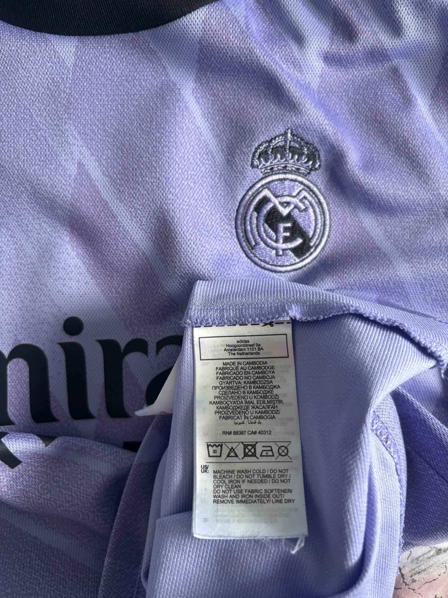 Real Madrid Away Shirt 2022/23 (LB)