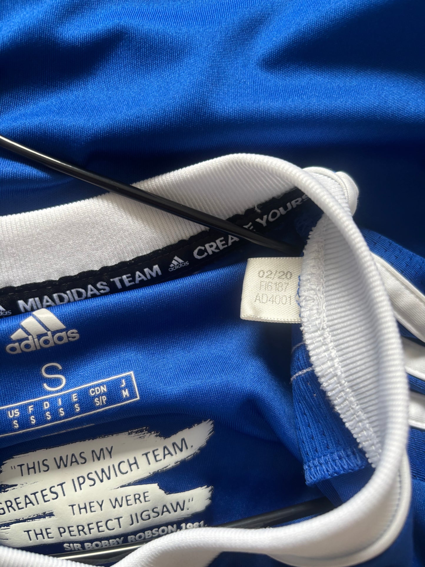 Ipswich Town Home Shirt 2020/21 (S)