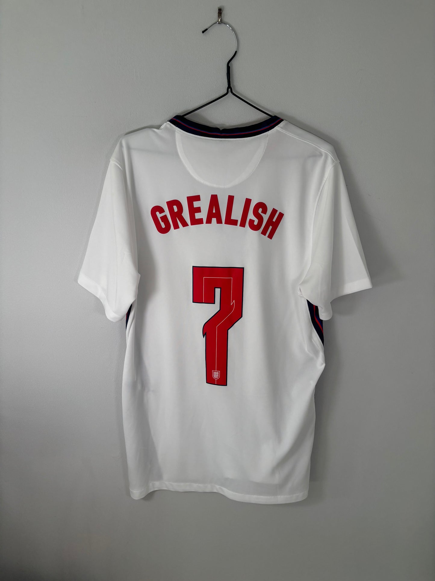 England Home Shirt 2020 Jack Grealish (L)