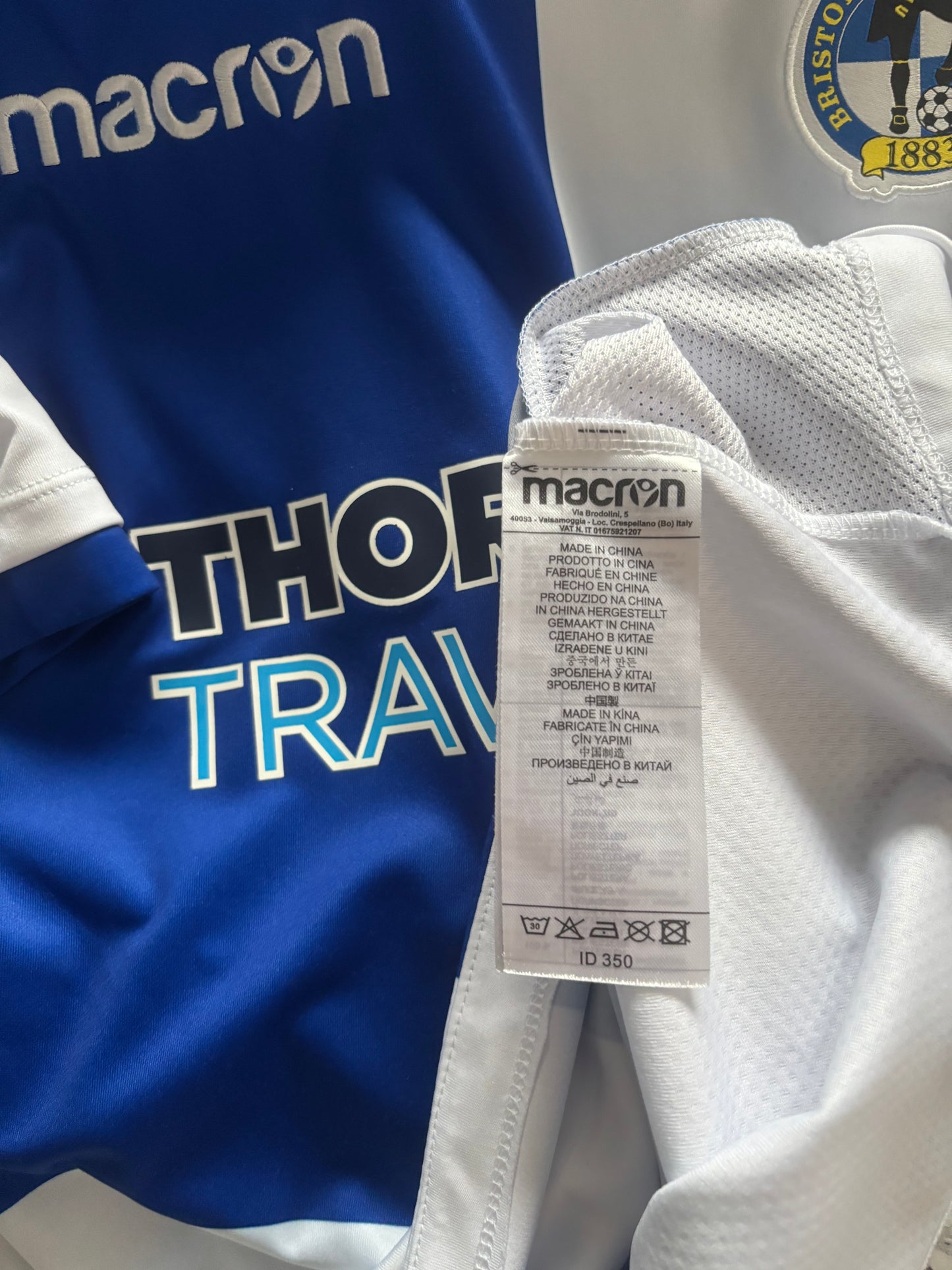 Bristol Rovers Home Shirt 2017/18 (XL)