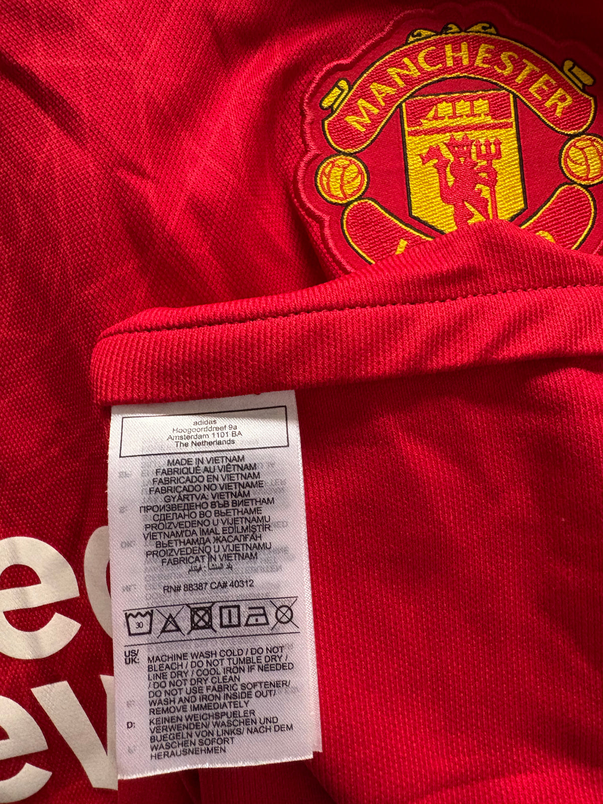 Manchester United Authentic Home Shirt 2023/24 Hojlund (XL)