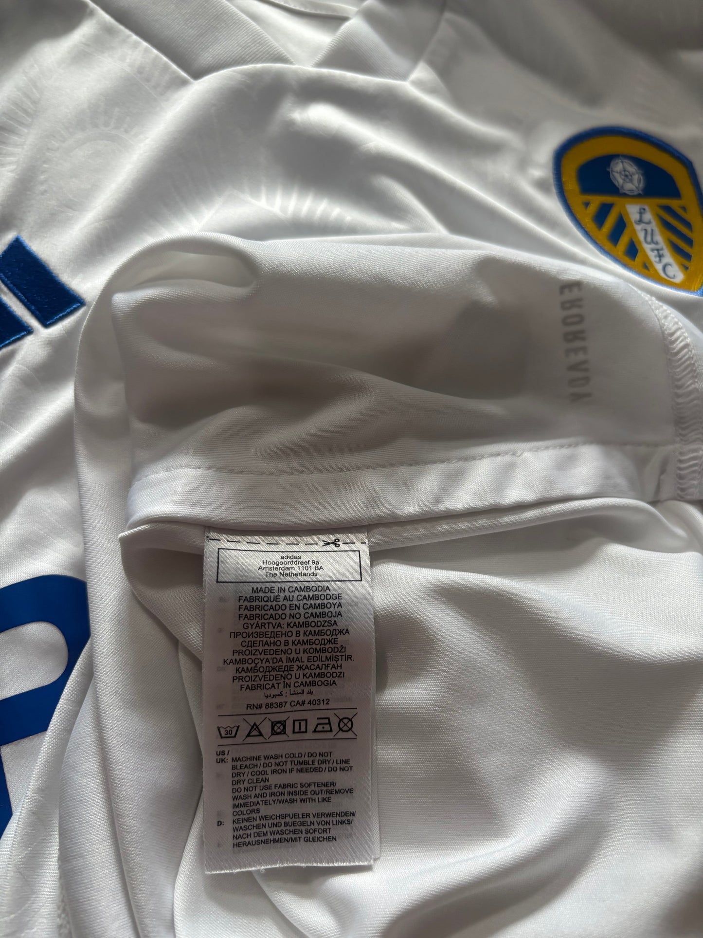Leeds United Home Shirt 2023/24 (XL)