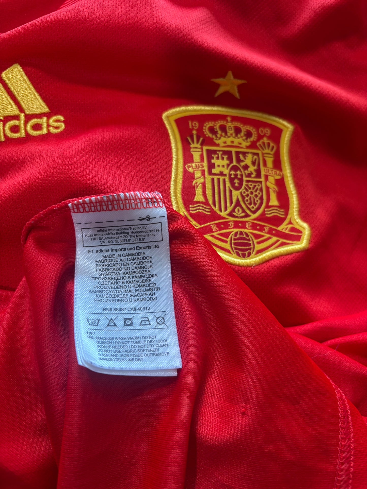 Spain Home Shirt 2018 (XL)