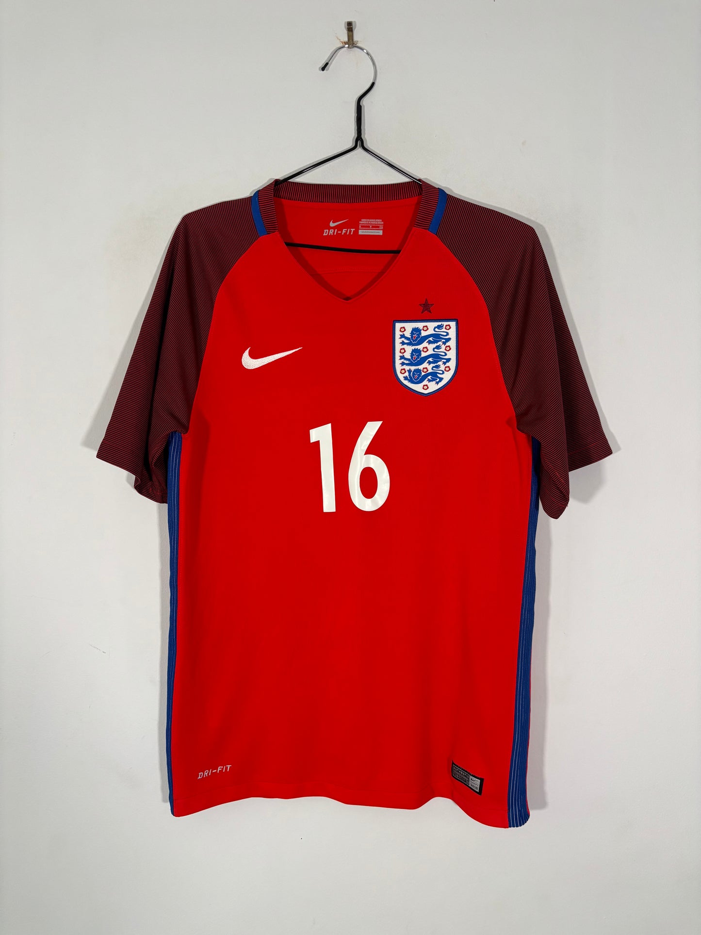 England Away Shirt 2016 Mark Noble (L)