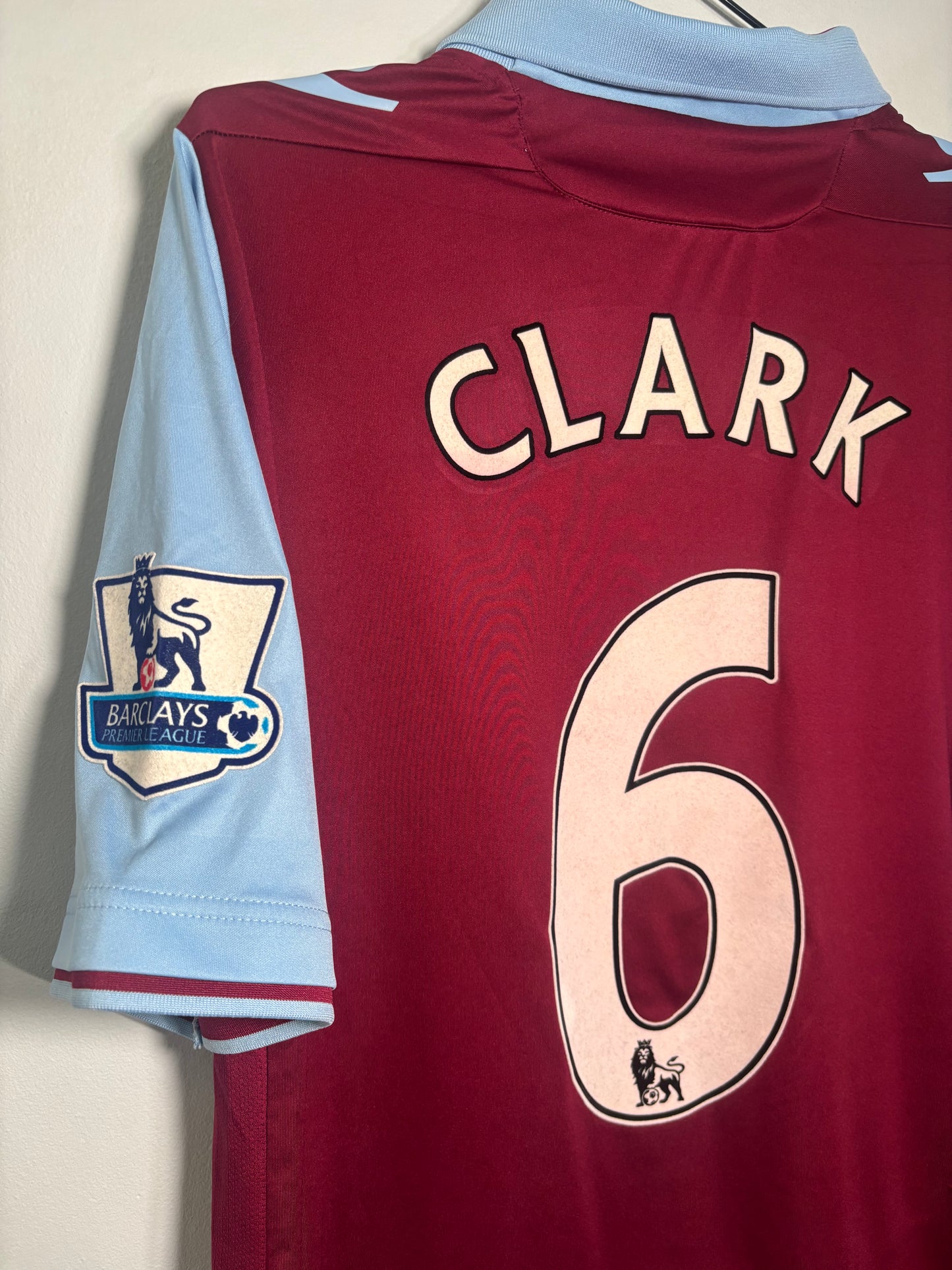 Aston Villa Home Shirt 2012/13 Clark (XL)