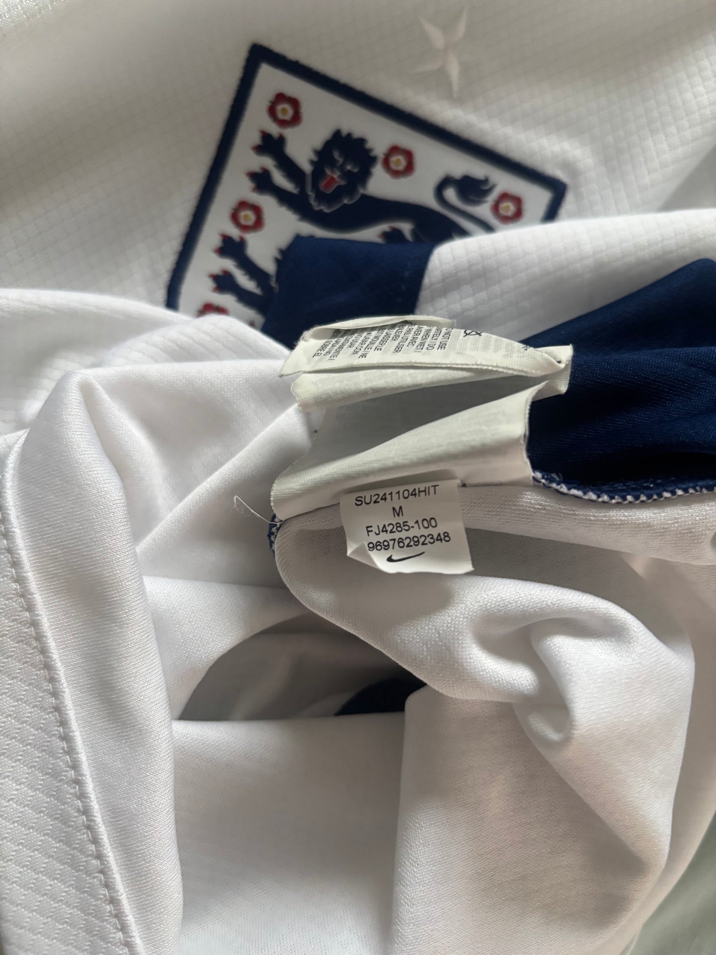 England Home Shirt 2024 (M)