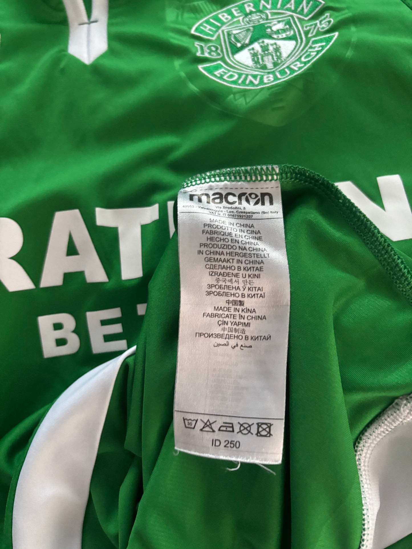 Hibernian Home Shirt 2017/18 (XXL)