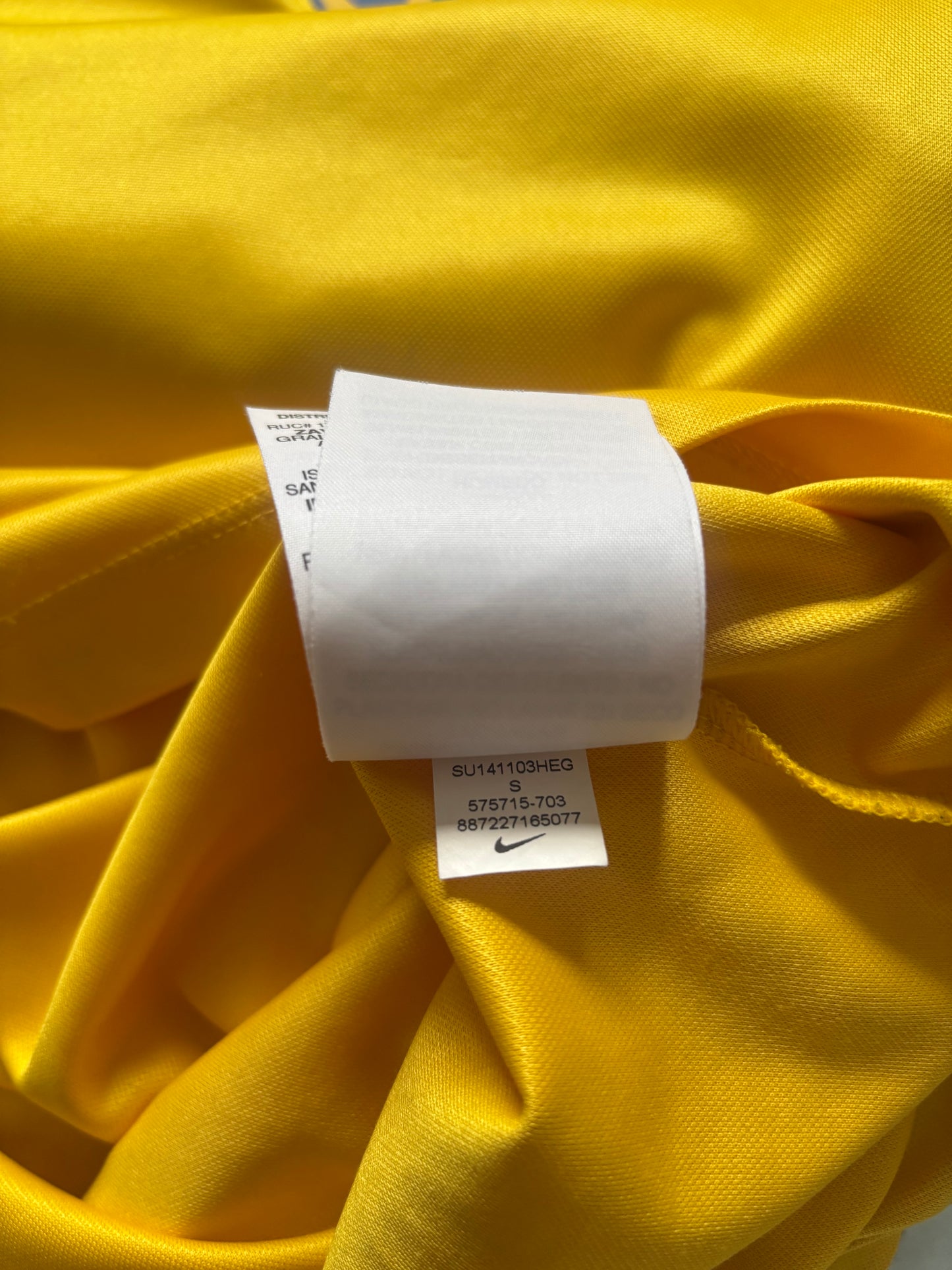 Brazil Home Shirt 2014/15 Player Issue (S)