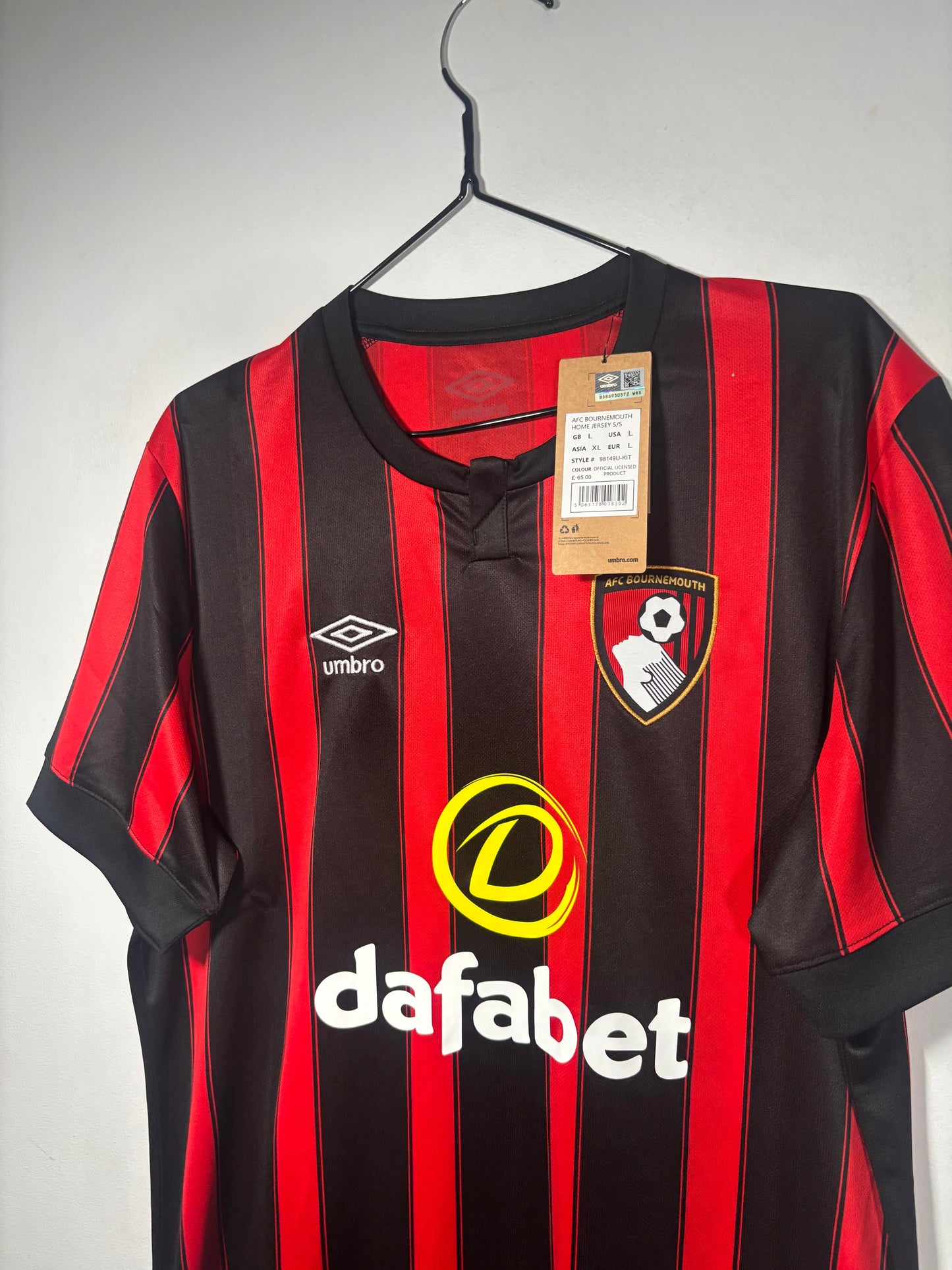 Bournemouth Home Shirt 2023/24 BNWT (L)