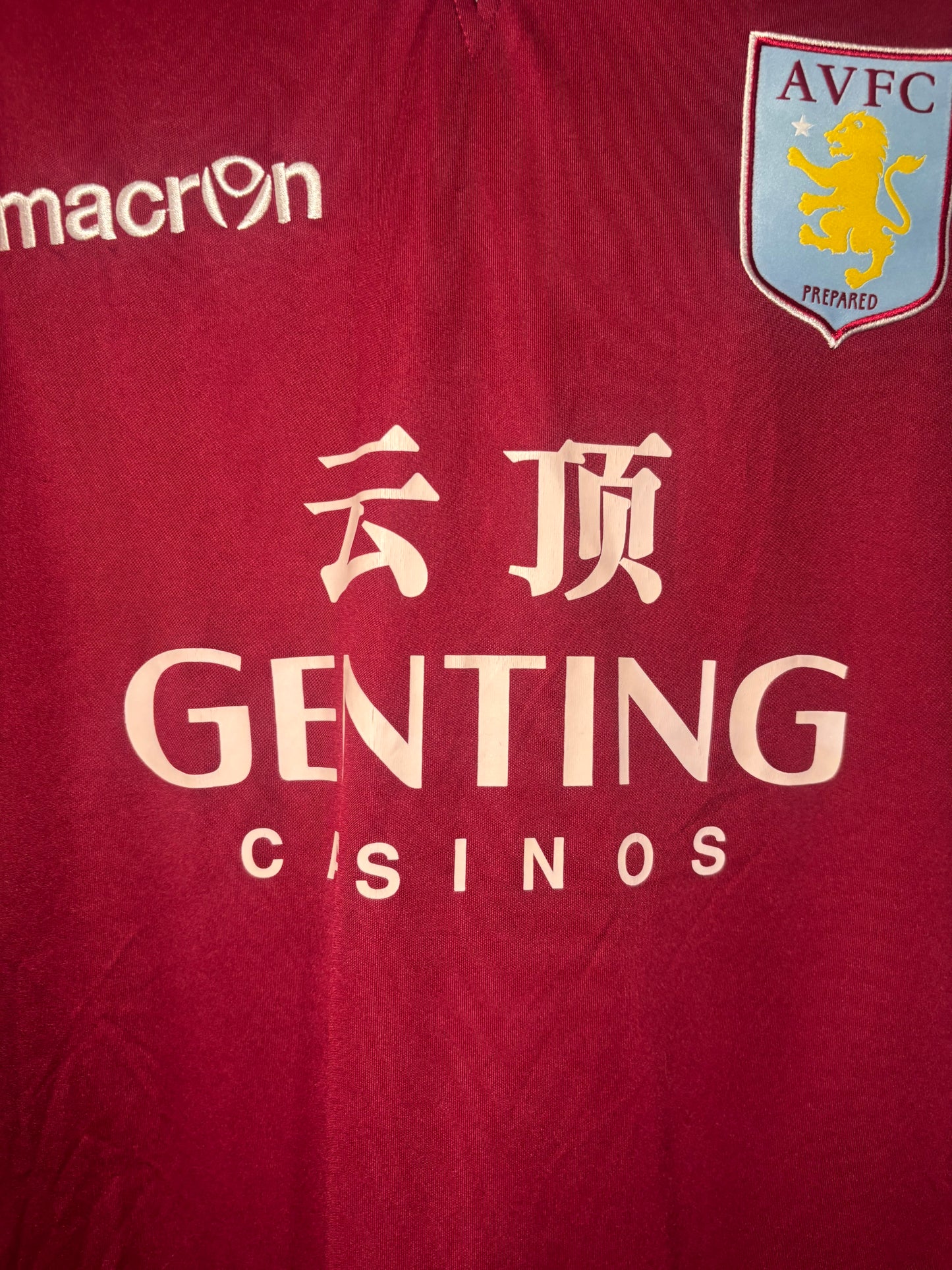 Aston Villa Home Shirt 2012/13 Clark (XL)