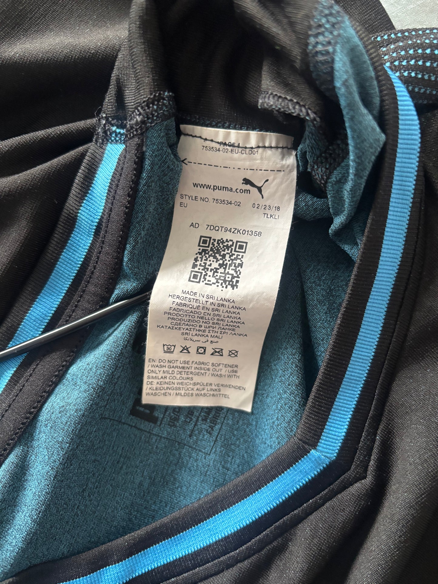 Marseille Player Tight Fit Away Shirt 2018/19 (L)