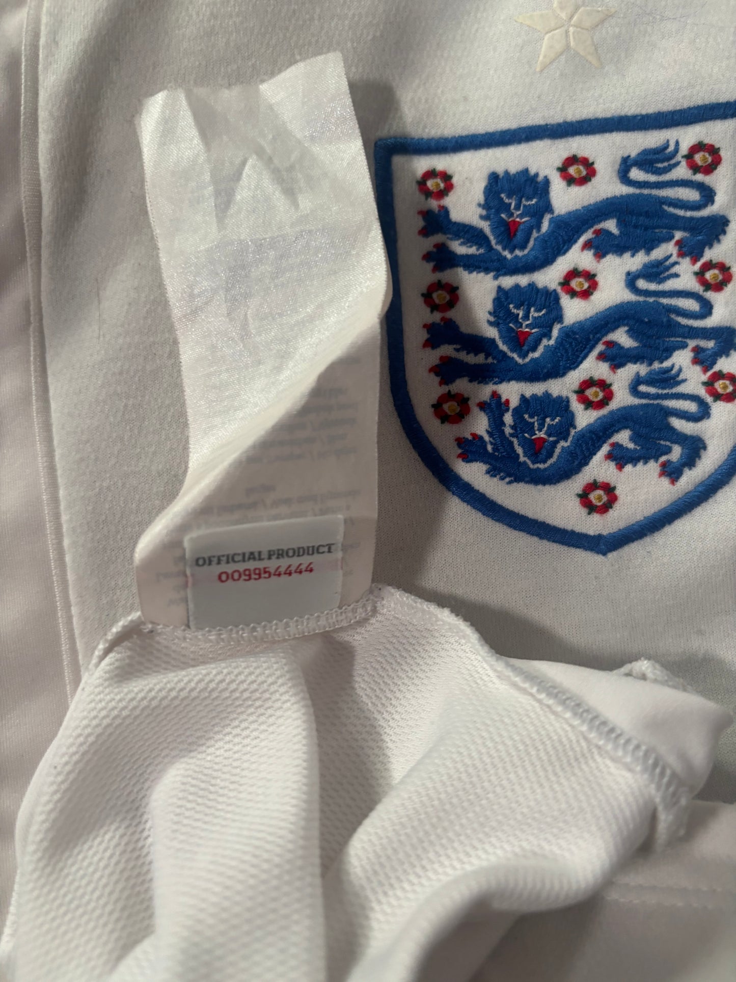 England Home Shirt 2010/11 (M)