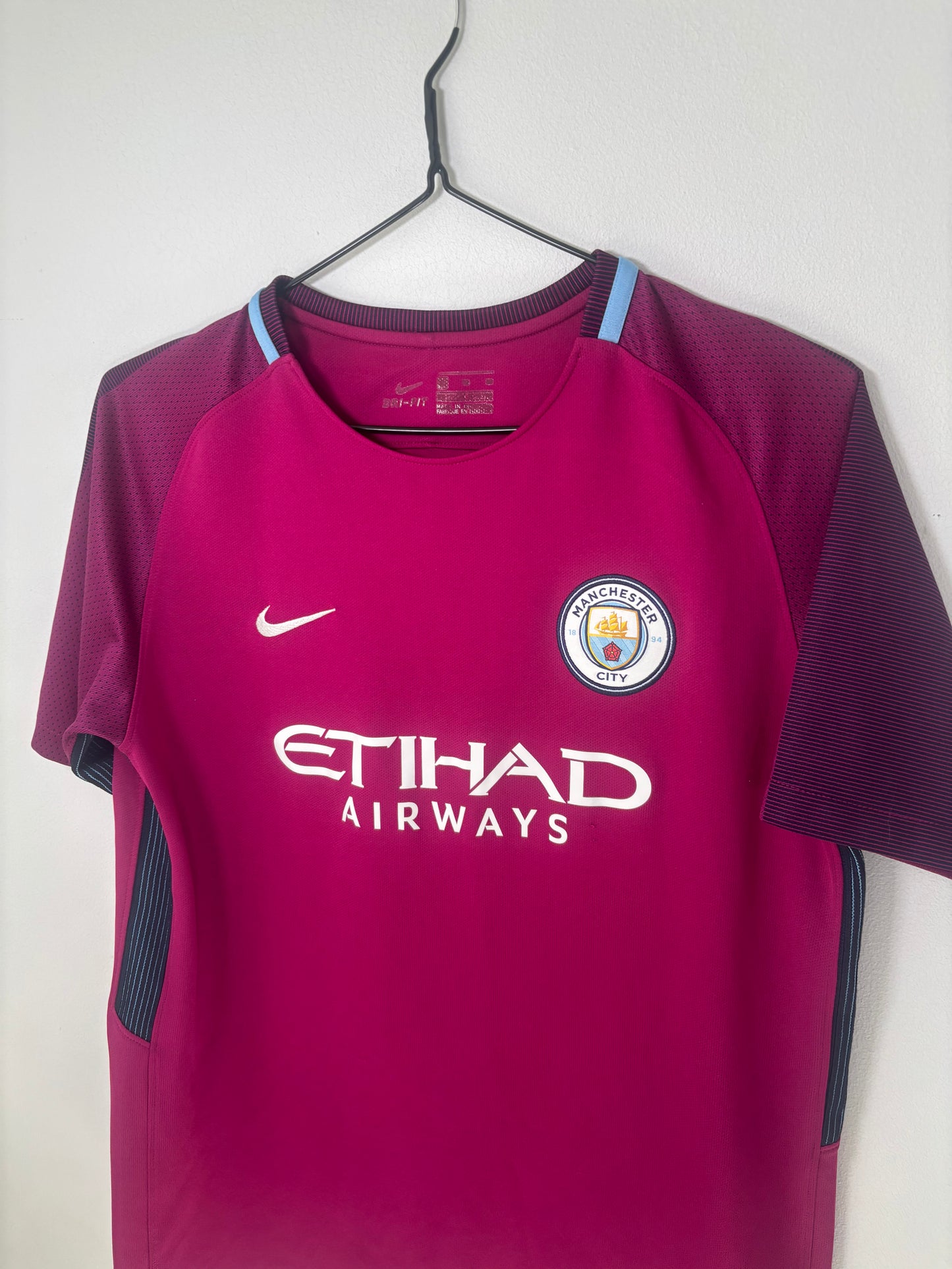 Manchester City Away Shirt 2017/18 De Bruyne (XLB)