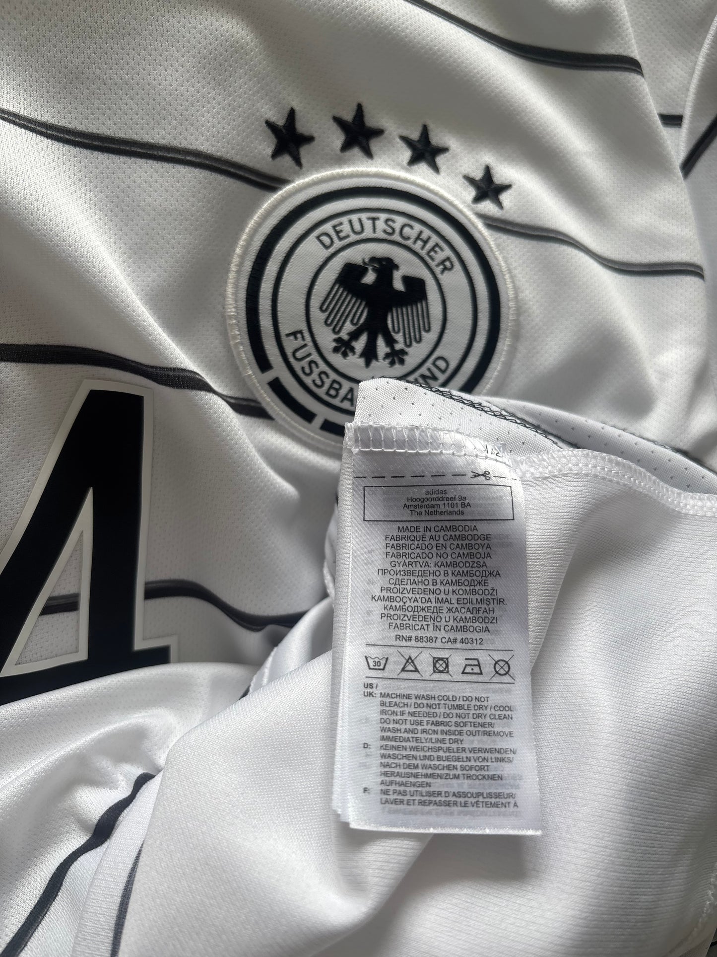 Germany Home Shirt 2020 Muisala (XXL)