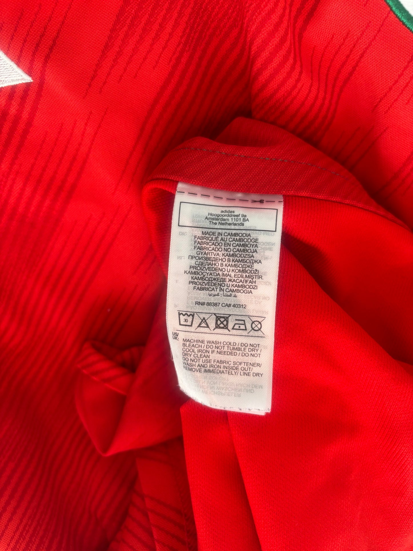 Wales Home Shirt 2022 (M)