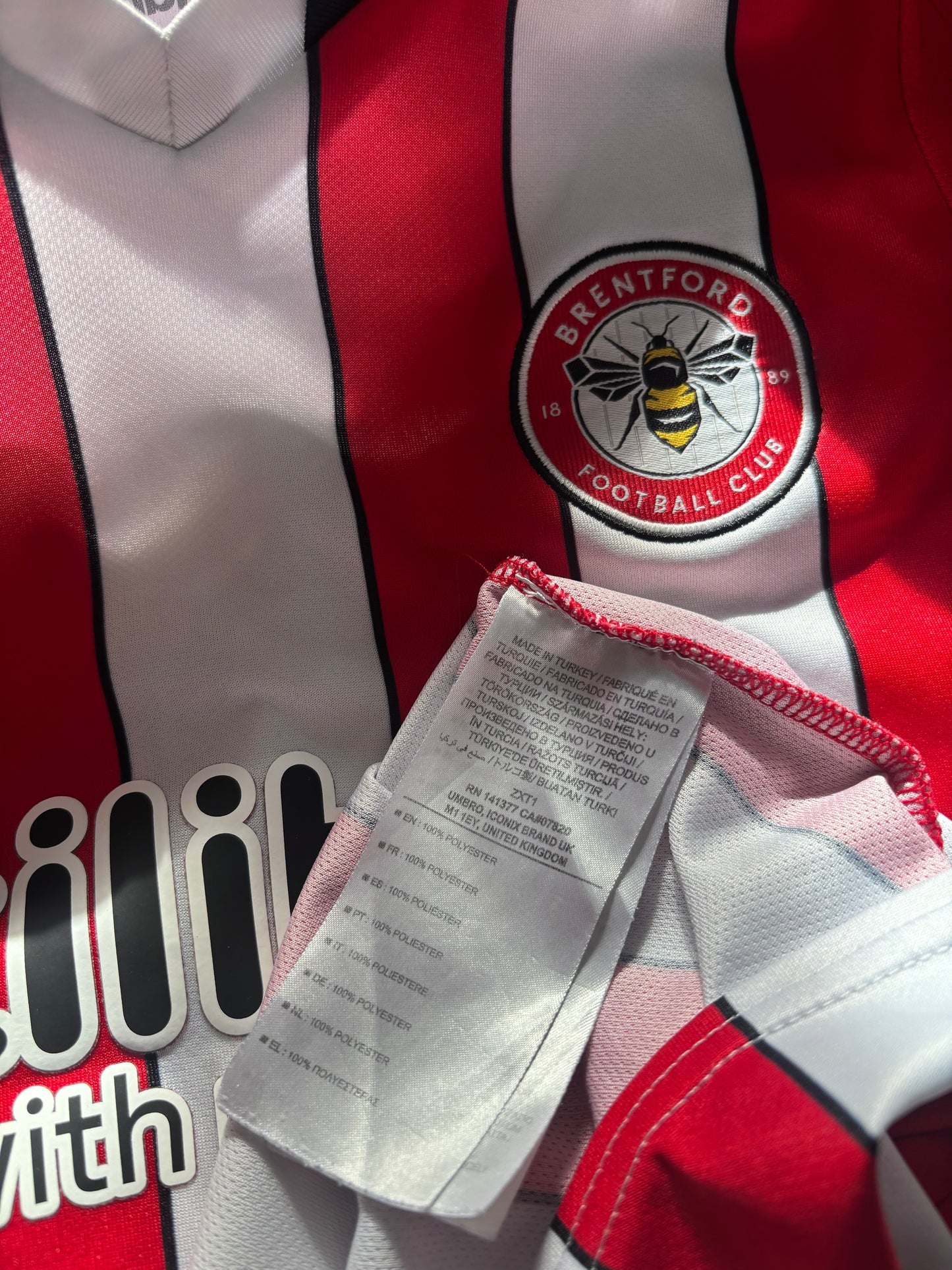 Brentford Home Shirt 2020/21 Ivan Toney (XLB)