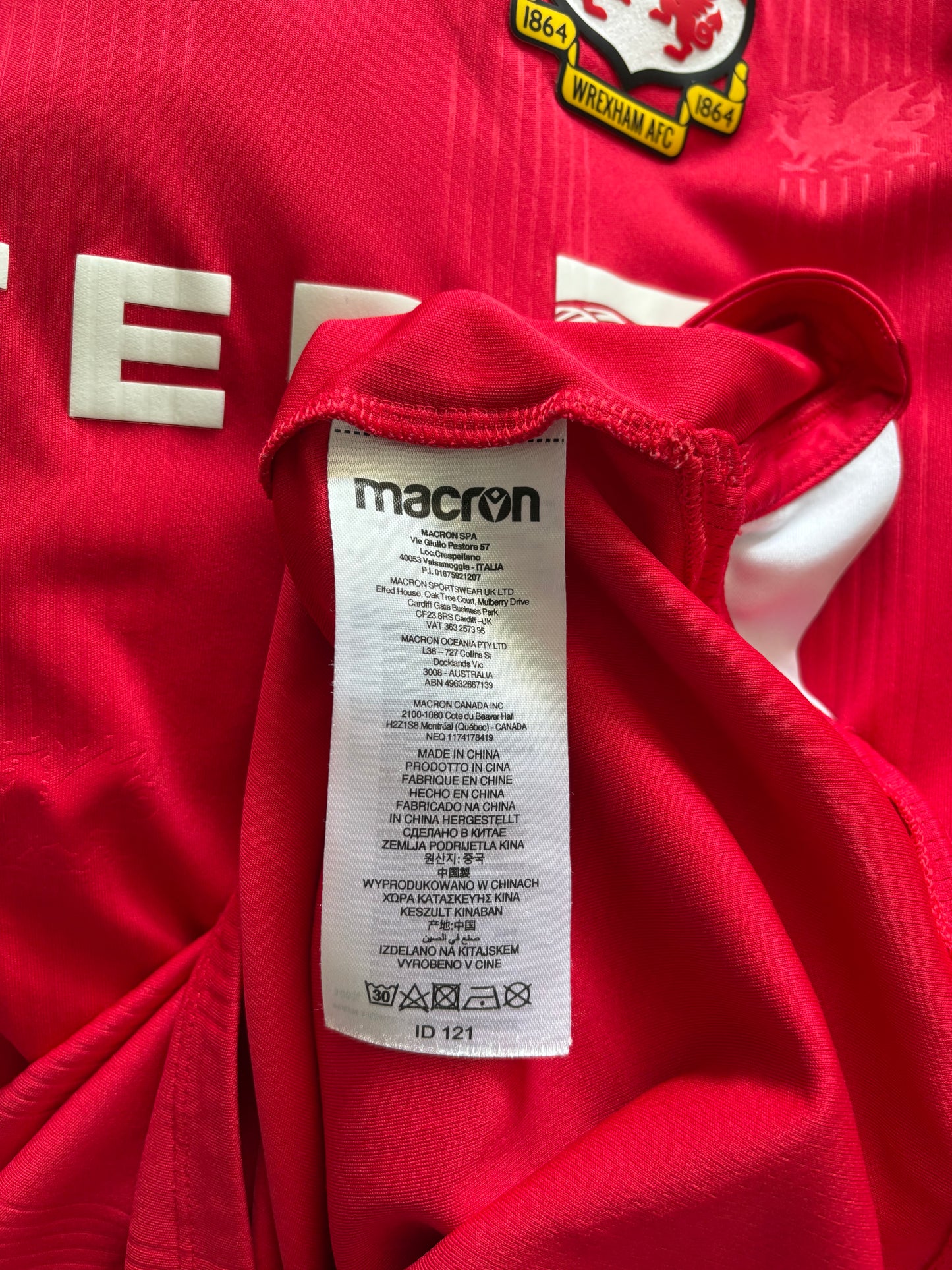 Wrexham Home Shirt 2023/24 (XXL)