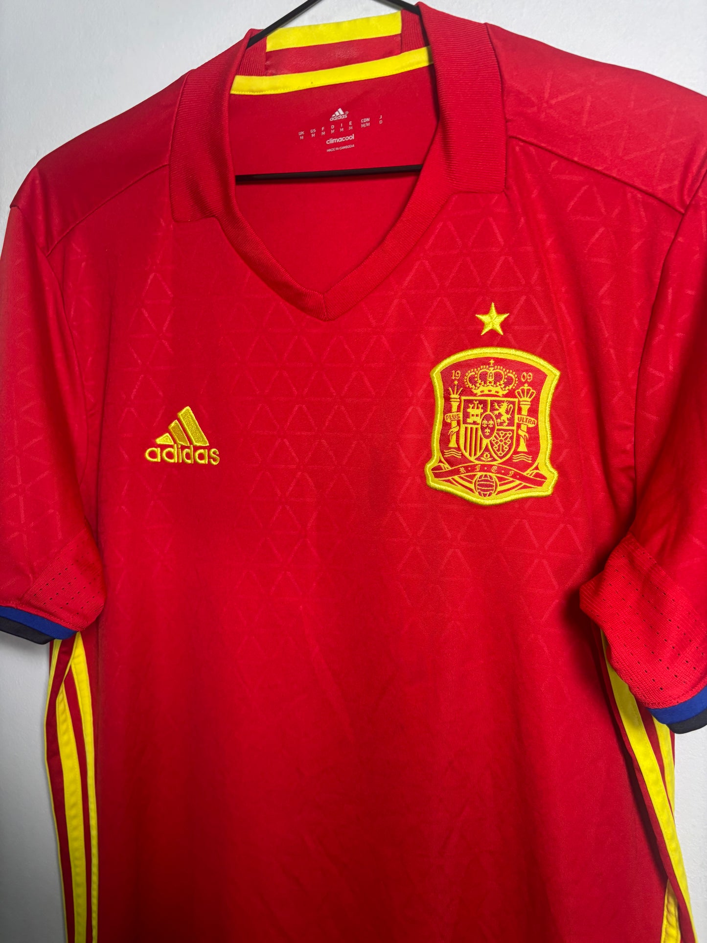 Spain Home Shirt 2016 (M)
