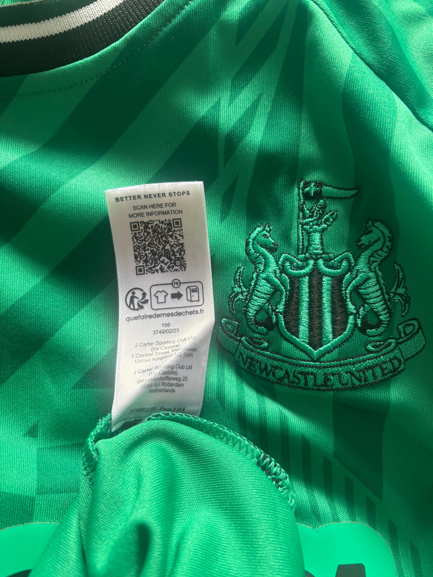 Newcastle United Away Shirt 2023/24 (S)