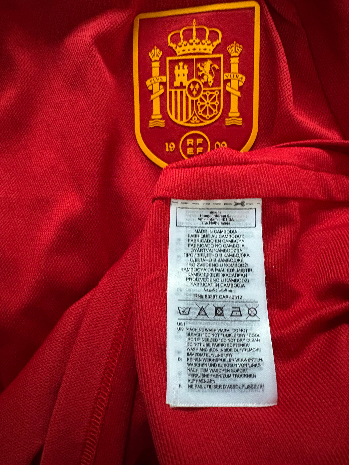 Spain Home Shirt 2022 (M)