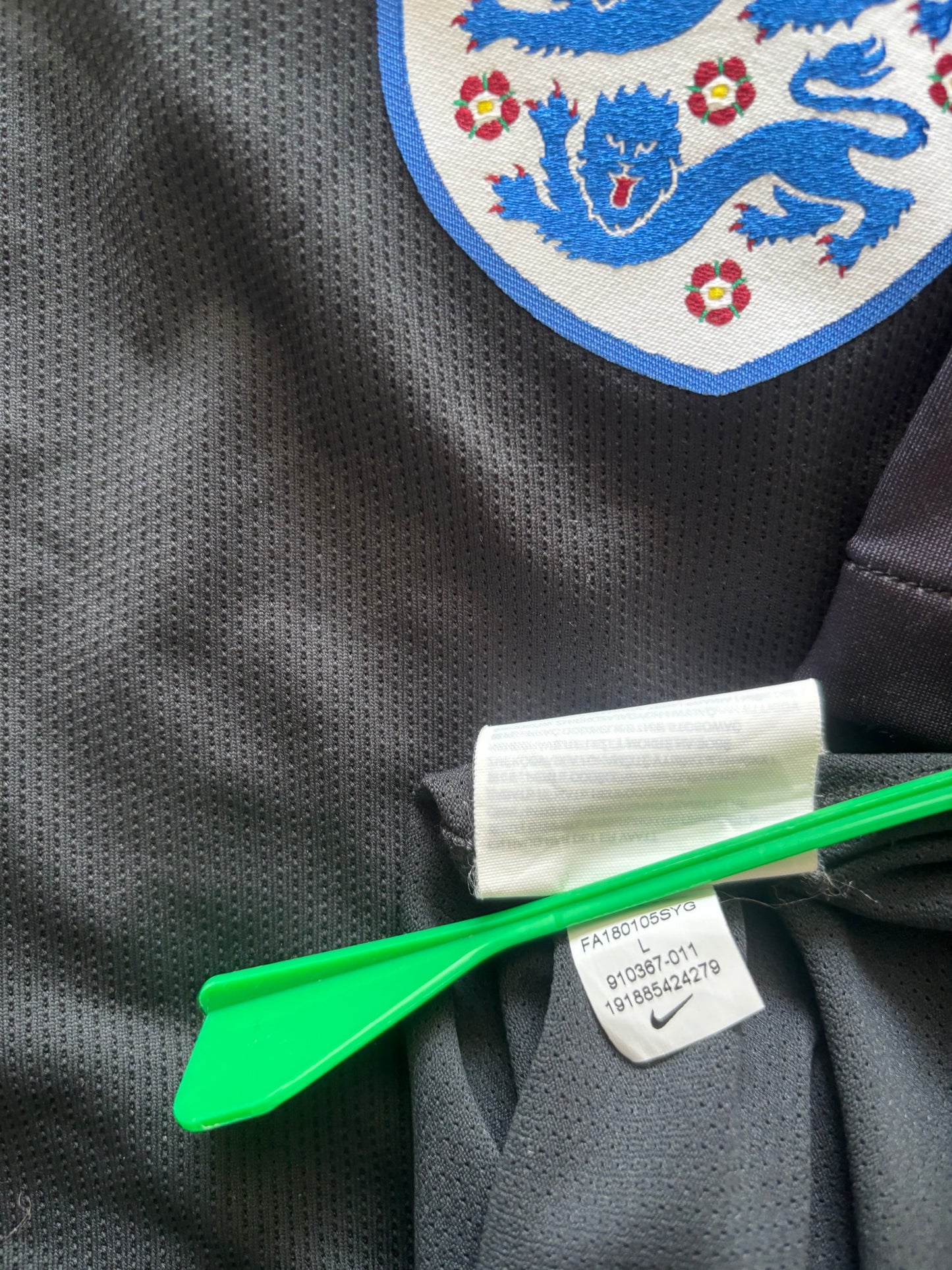 England Goalkeeper Shirt 2018 Player Issue (L)
