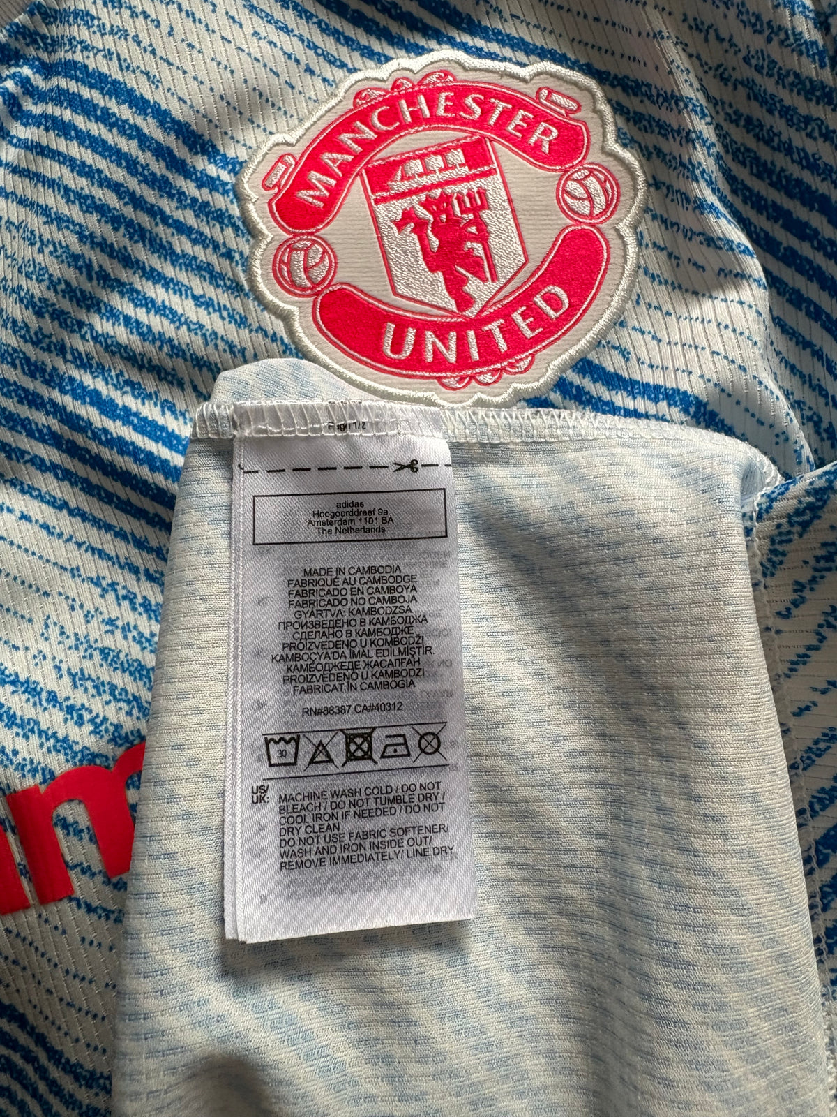 Manchester United Away Shirt 2021/22 Sancho (L)