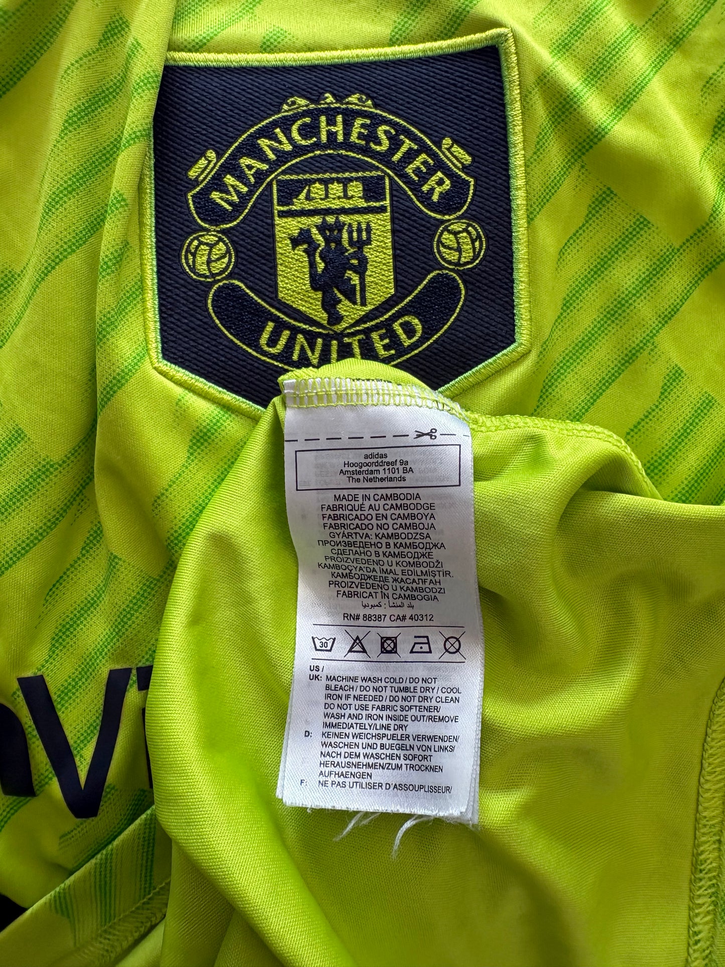Manchester United Away Shirt 2022/23 Antony (L)