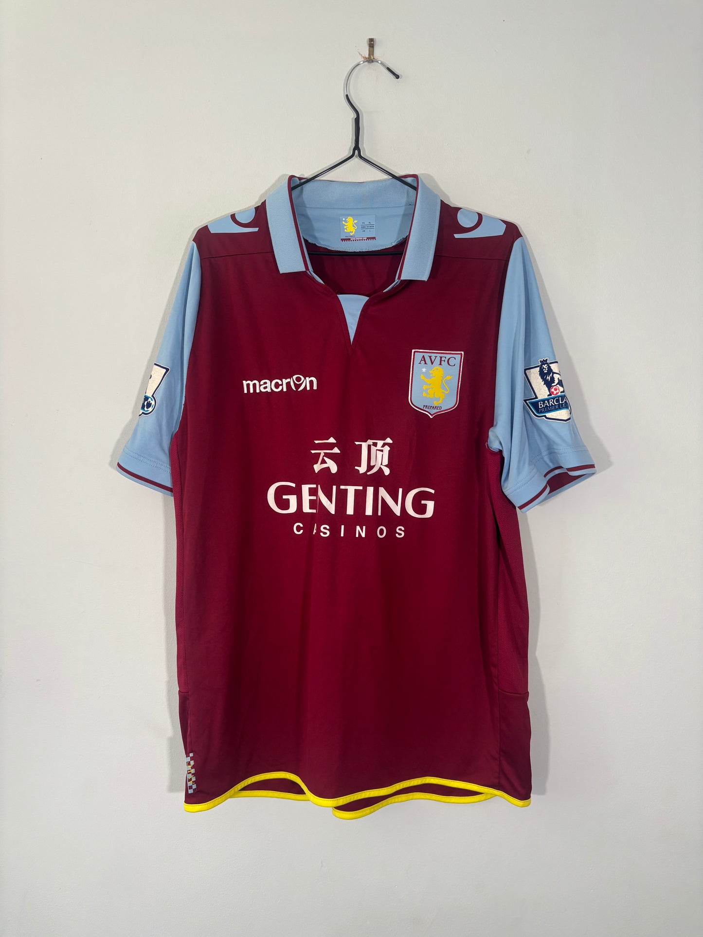Aston Villa Home Shirt 2012/13 Clark (XL)