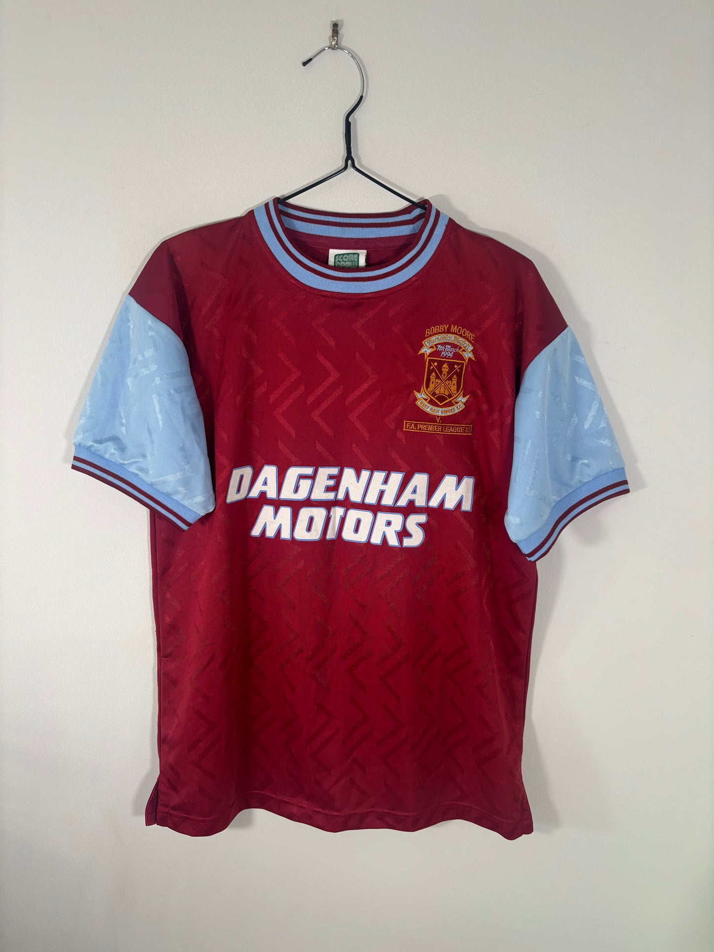 West Ham United Scoredraw Home Shirt 1994 (M)
